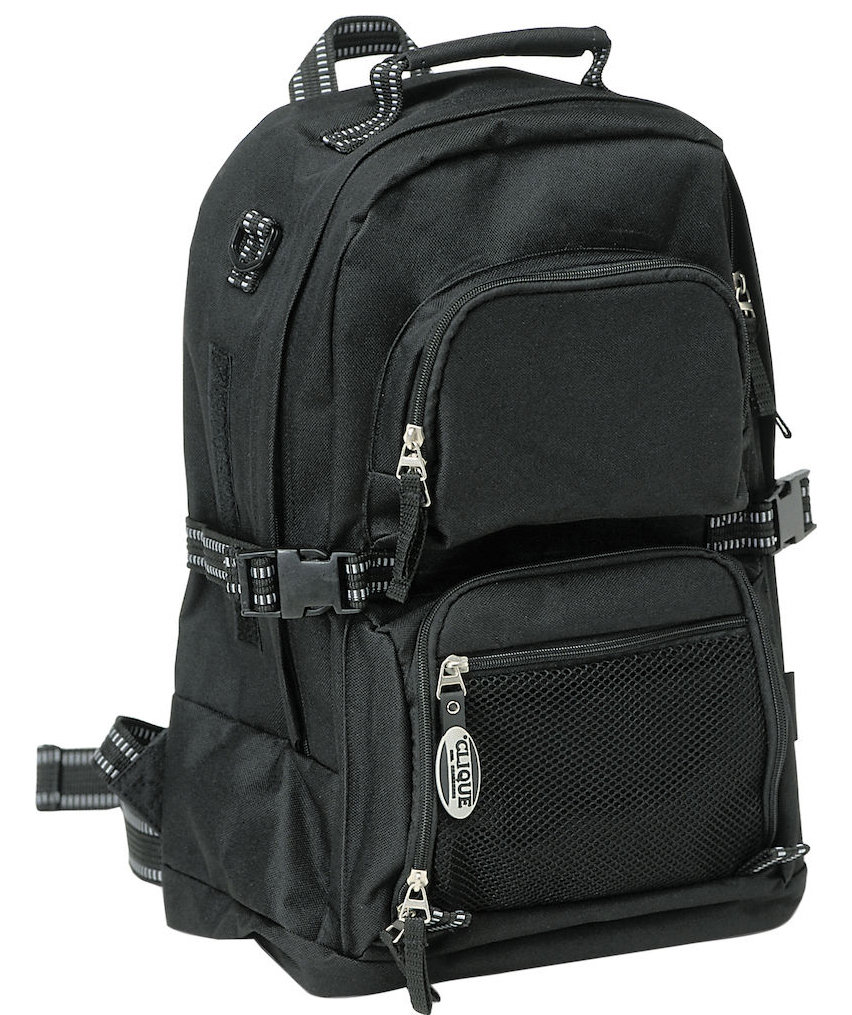 Clique ryggs&auml;ck 23L, Svart