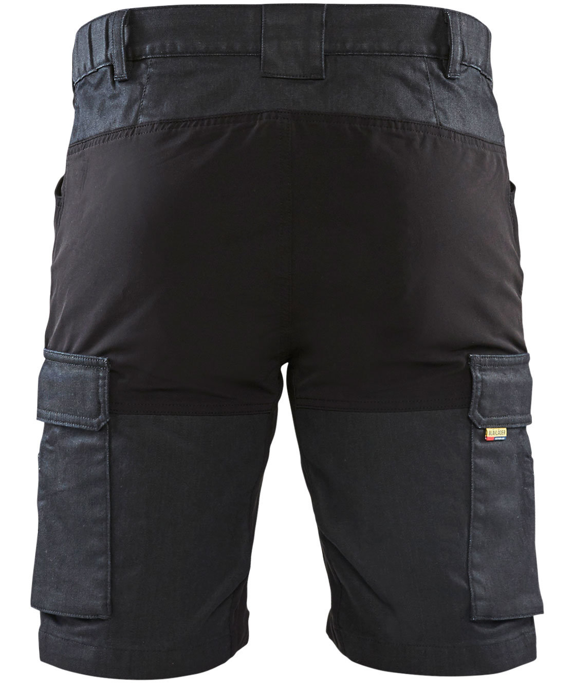 Bl&aring;kl&auml;der arbejdsshorts, Marine/Sort, large image number 1