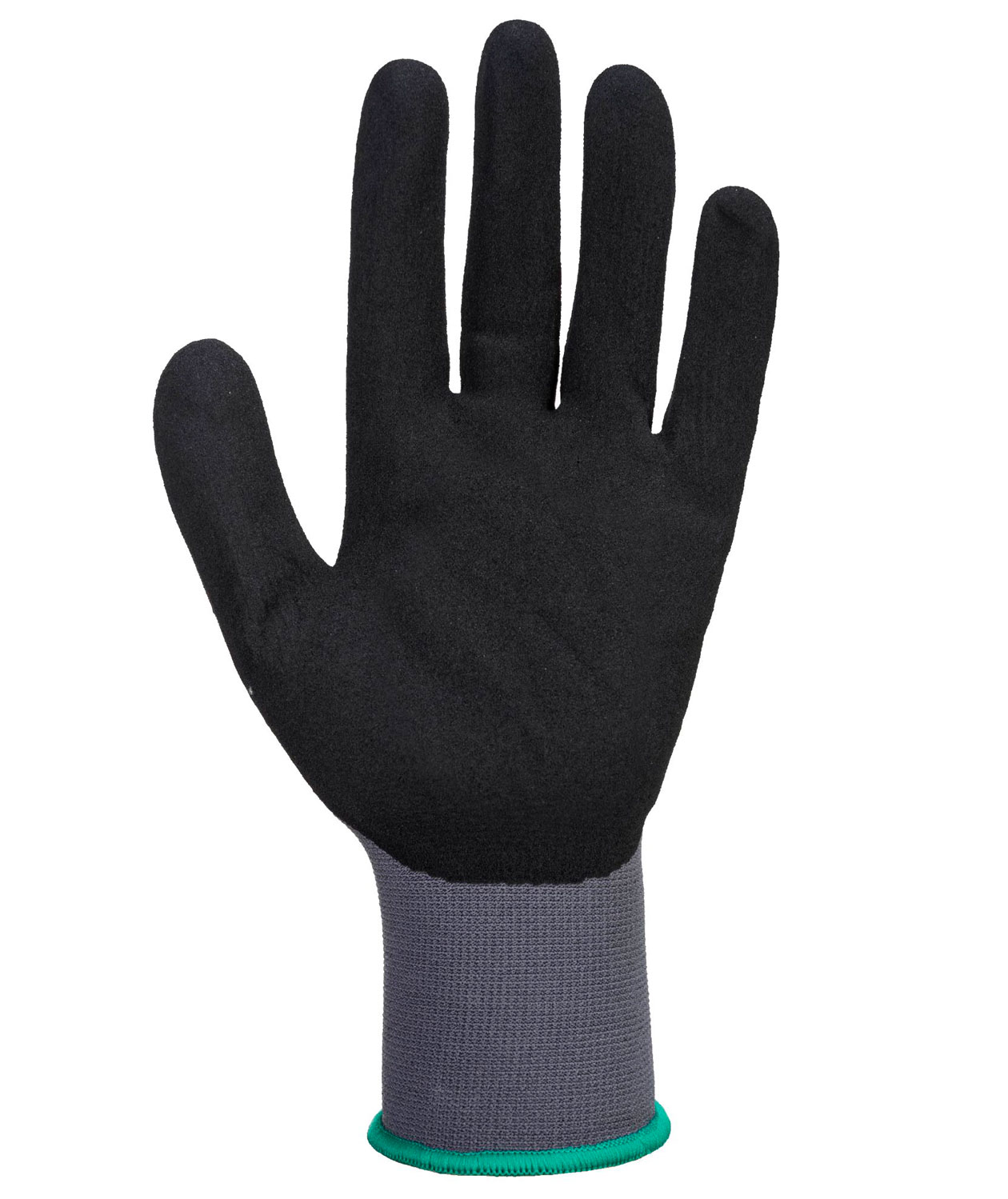 Portwest A350 DermiFlex Arbeitshandschuhe, Schwarz/Grau, large image number 2
