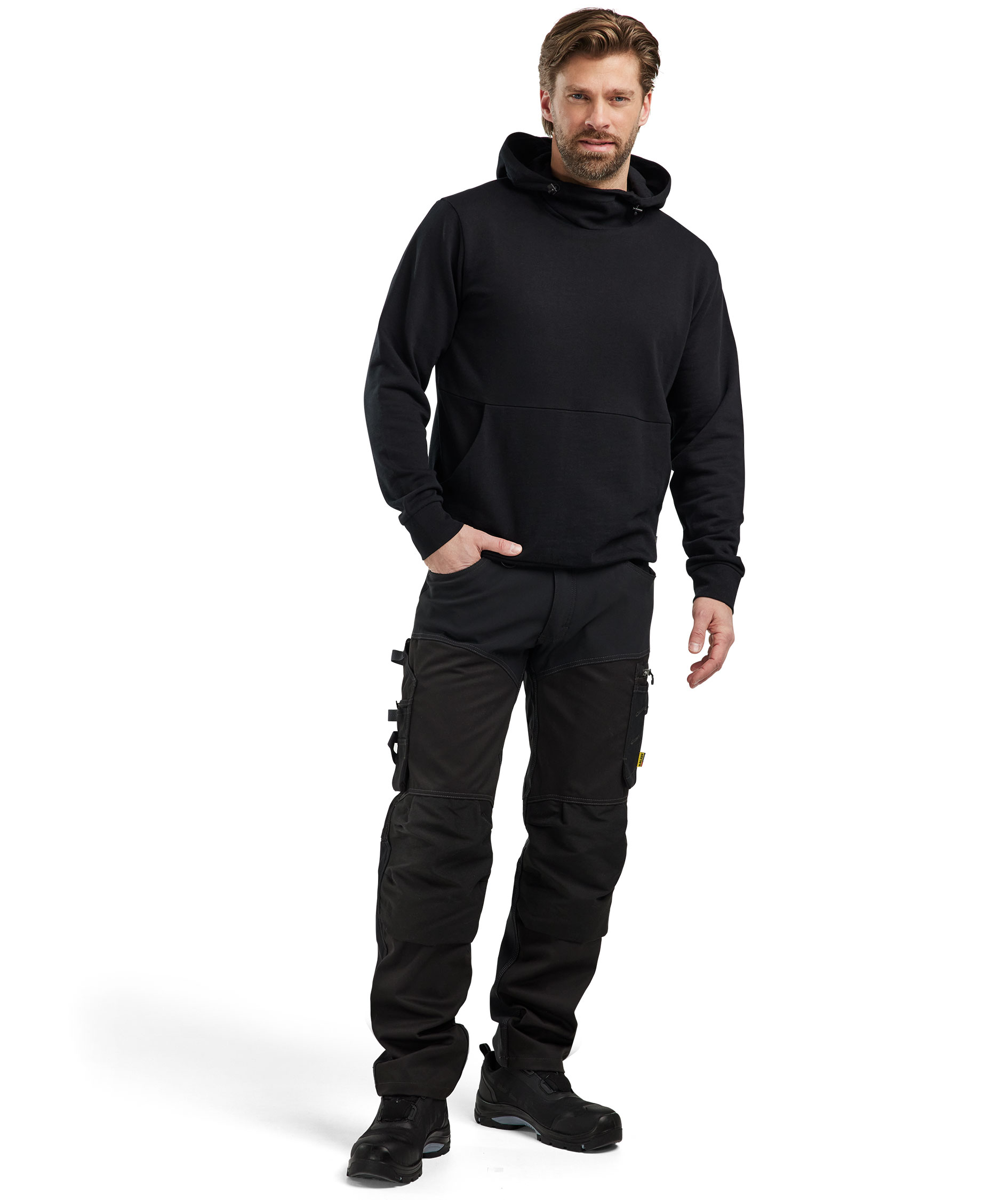 Bl&aring;kl&auml;der hettegenser, Svart