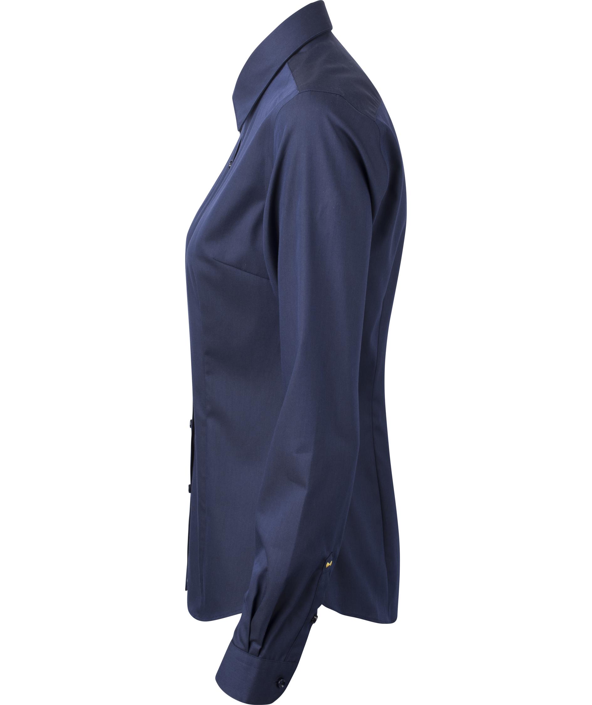 J. Harvest & Frost Twill Yellow Bow 50 lady fit skjorta, Navy, large image number 2