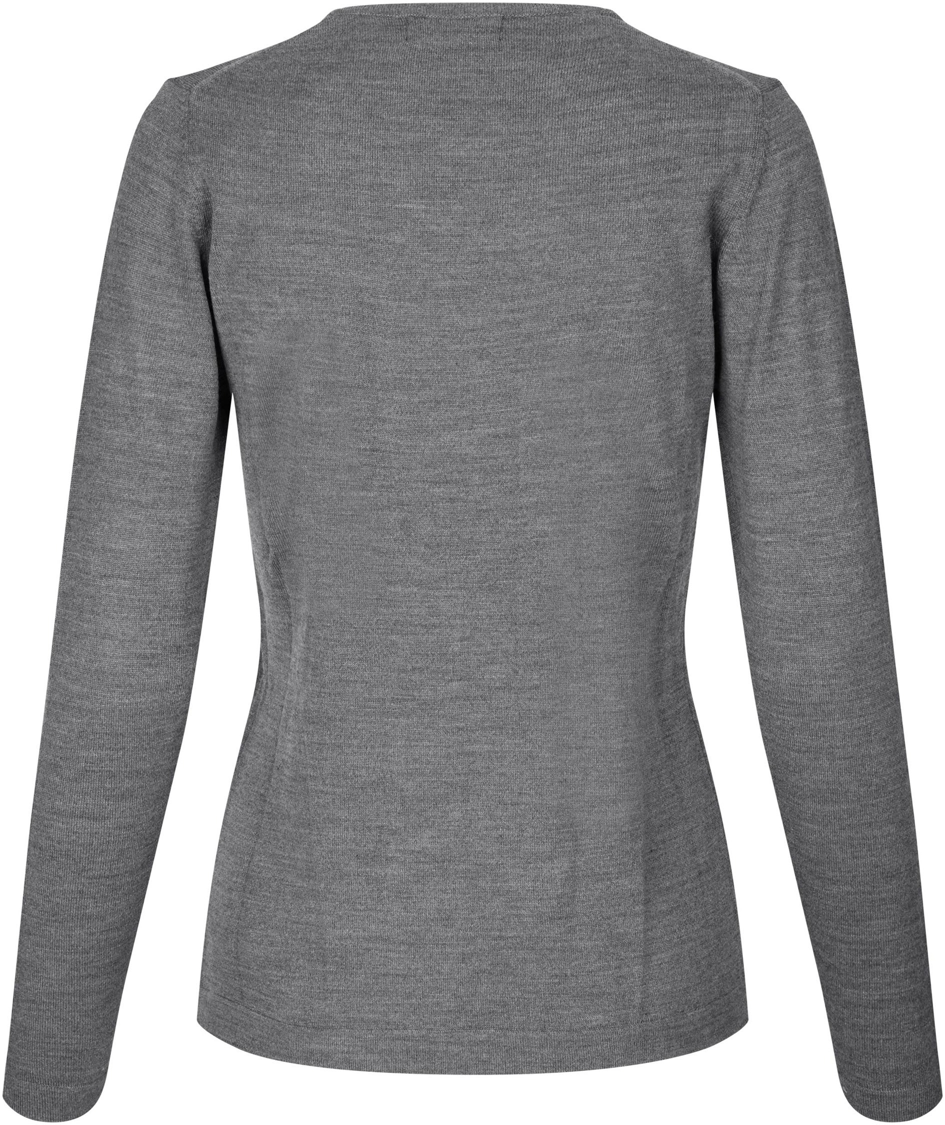 ID dame striktr&oslash;je med merinould, Gr&aring;&nbsp;Melange, large image number 4