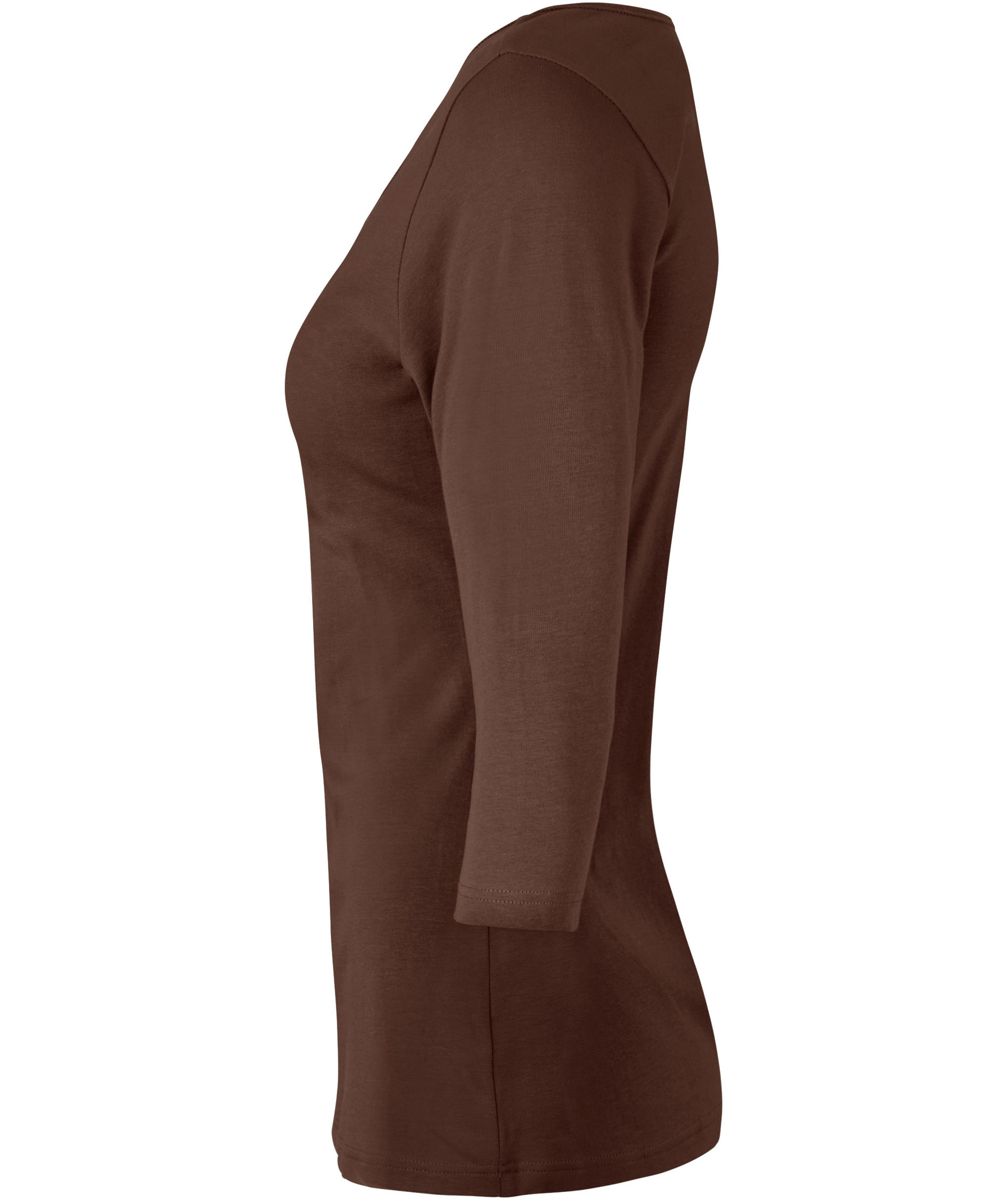 ID 3/4-&Auml;rmliges Damen Stretch T-Shirt, Mocca, large image number 2