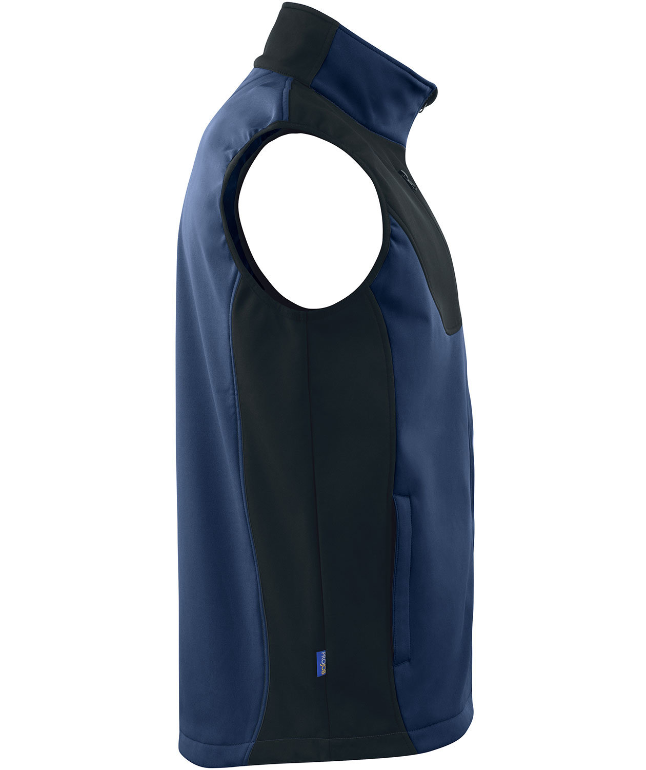 ProJob softshellv&auml;st 3702, Marinbl&aring;, large image number 3