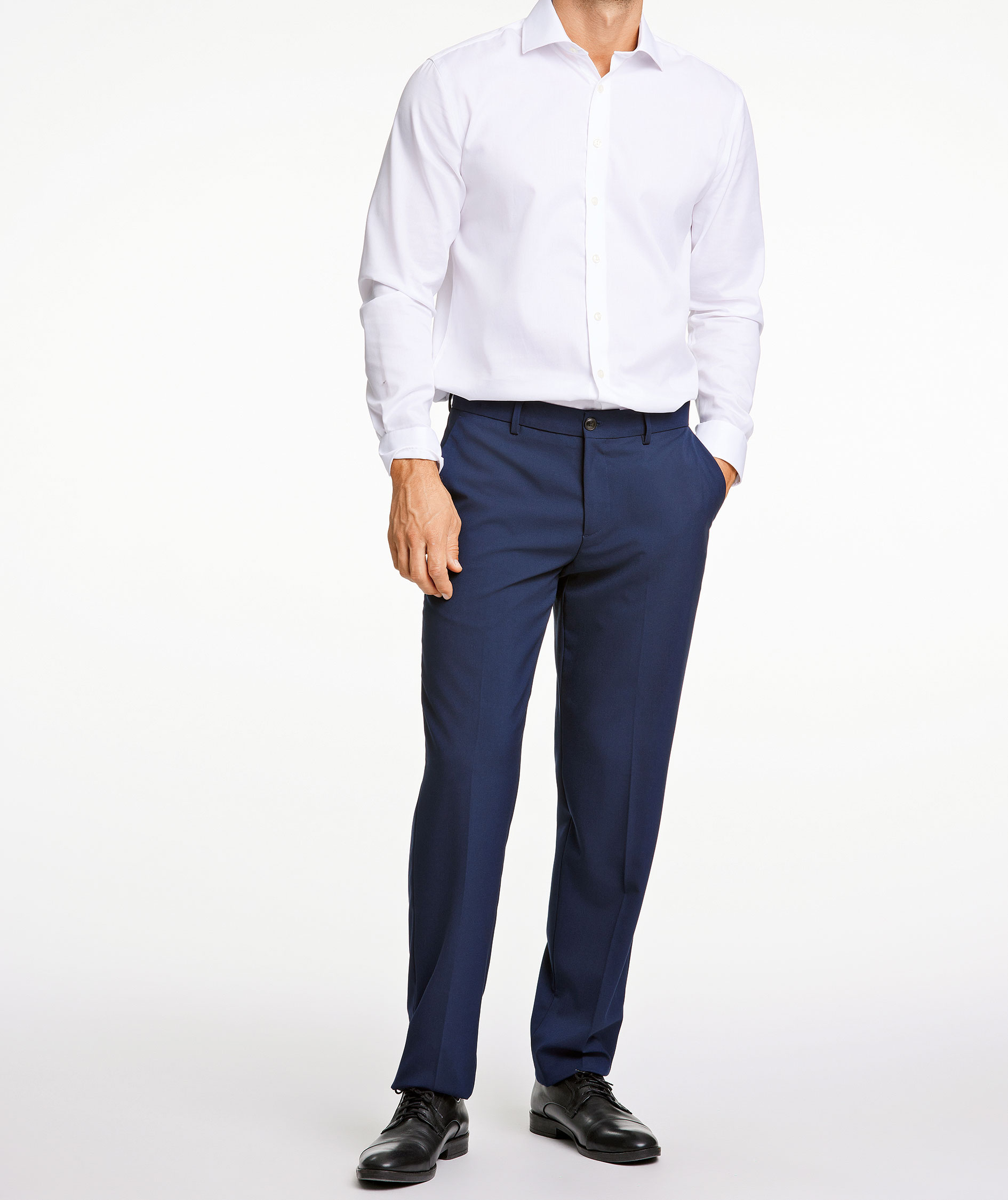 Lindbergh Superflex Slim Fit Hose, DK Blue Mel, large image number 1