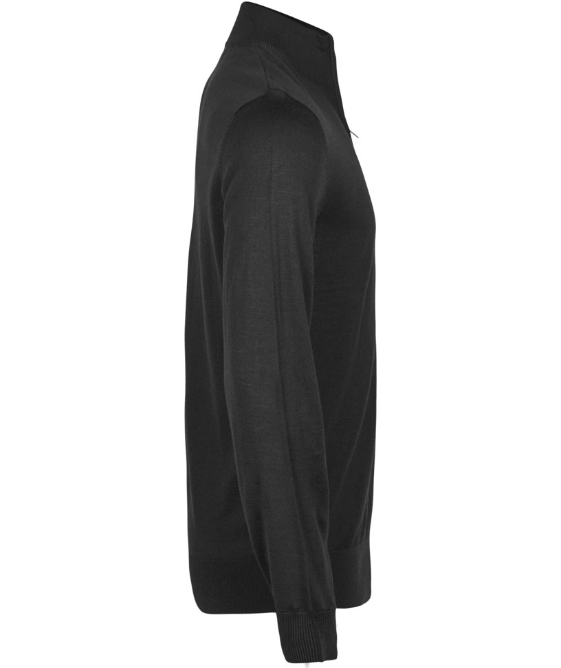 Tee Jays Half-zip sweatshirt, Black, large image number 2