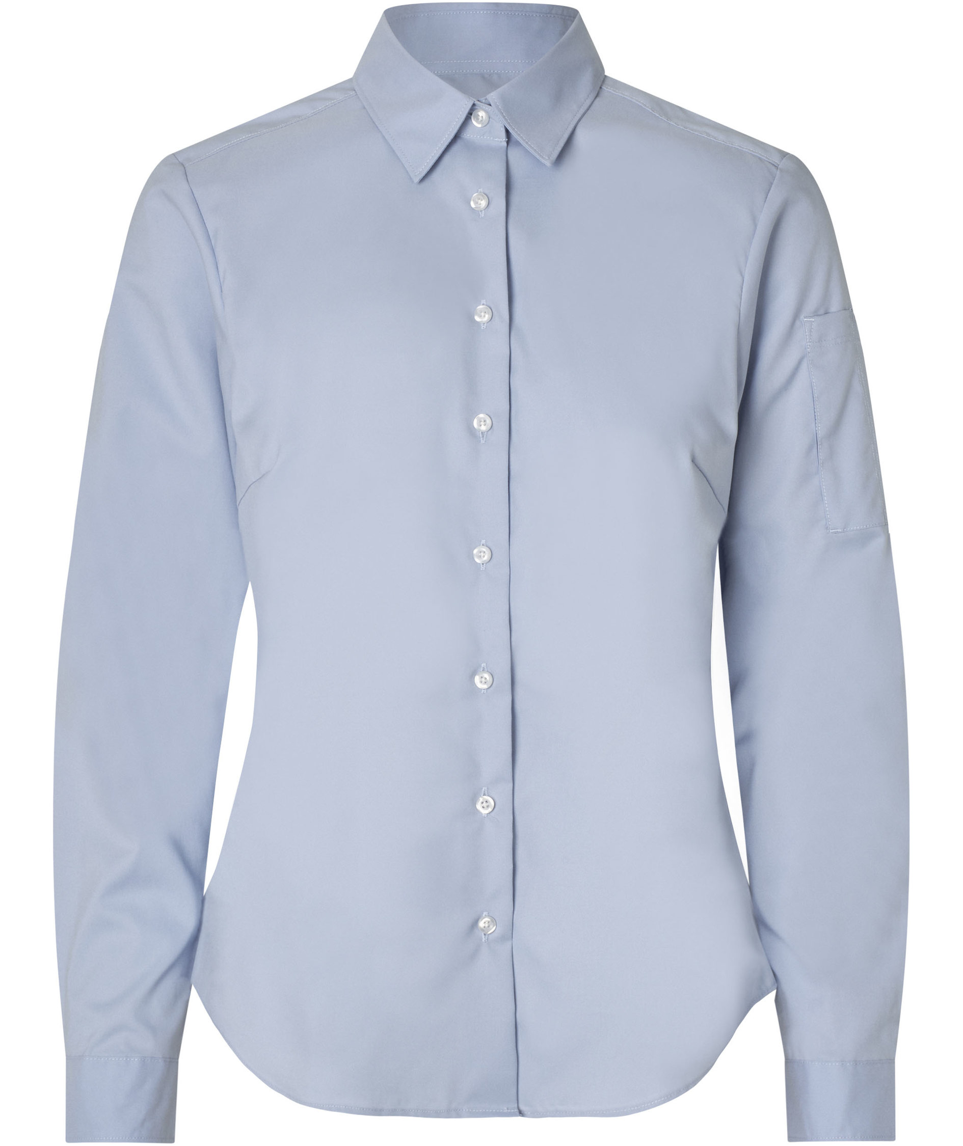 Seven Seas Poplin Regular fit skjorta dam, Ljusbl&aring;, Ljusbl&aring;, swatch