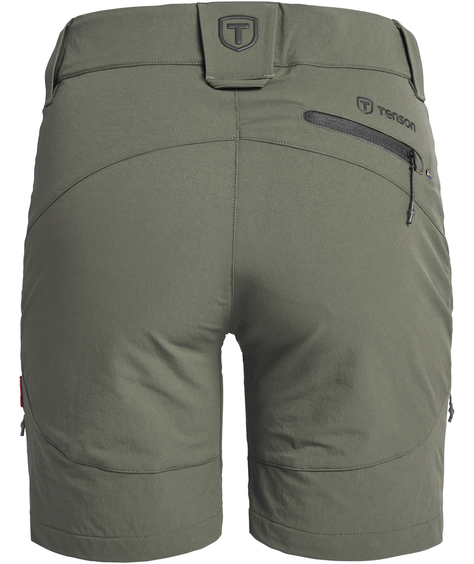 Tenson TXlite Flex Damen Shorts, Dark Olive, large image number 2