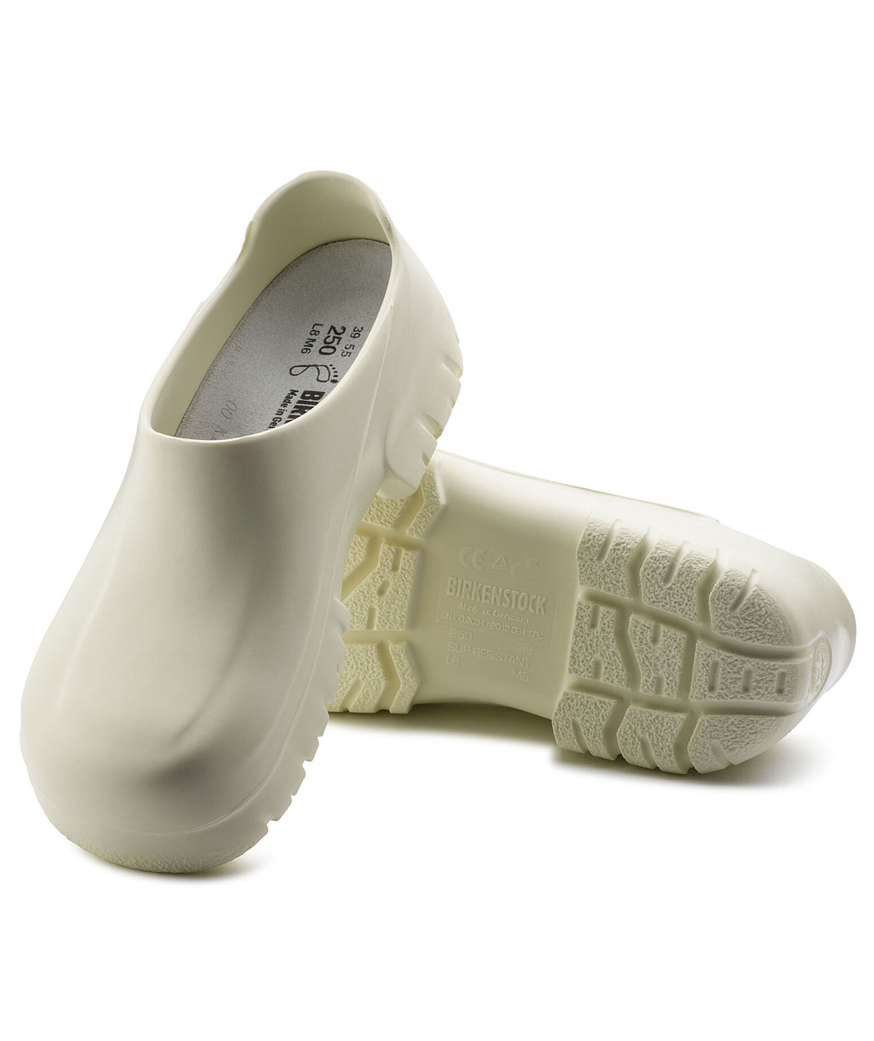 Birkenstock A630 Regular fit tr&aelig;sko OB, Hvid, large image number 2