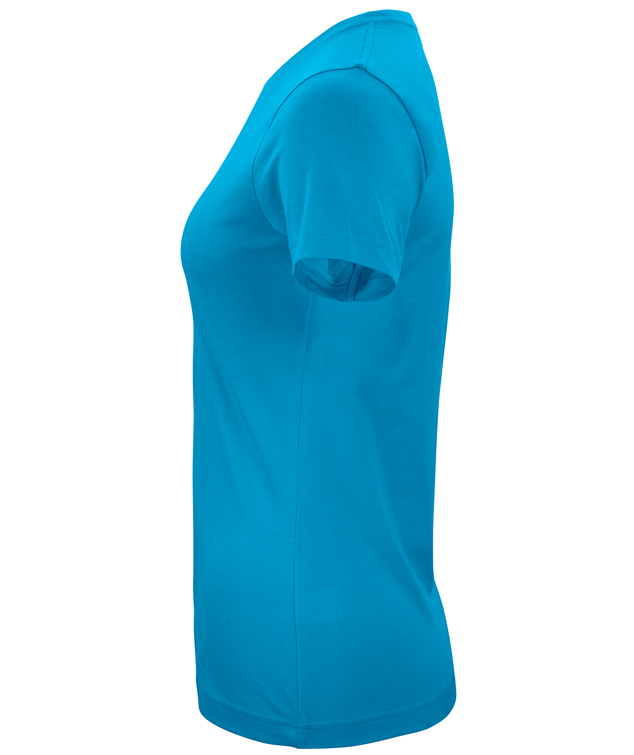 Clique Classic Damen T-Shirt, T&uuml;rkis, large image number 2