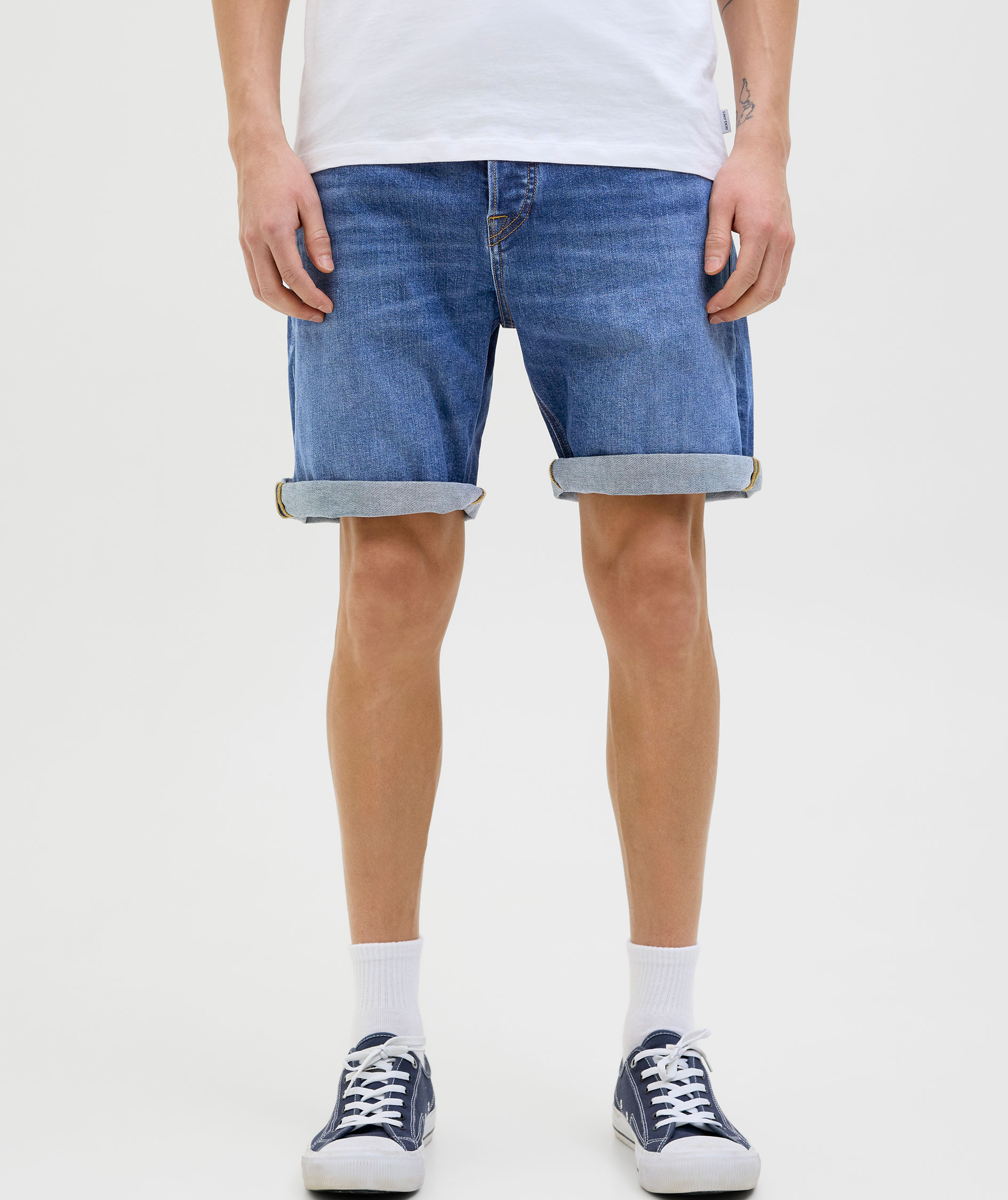 Jack & Jones JJIRICK JJORIGINAL AM360 shorts, Blue Denim, large image number 4