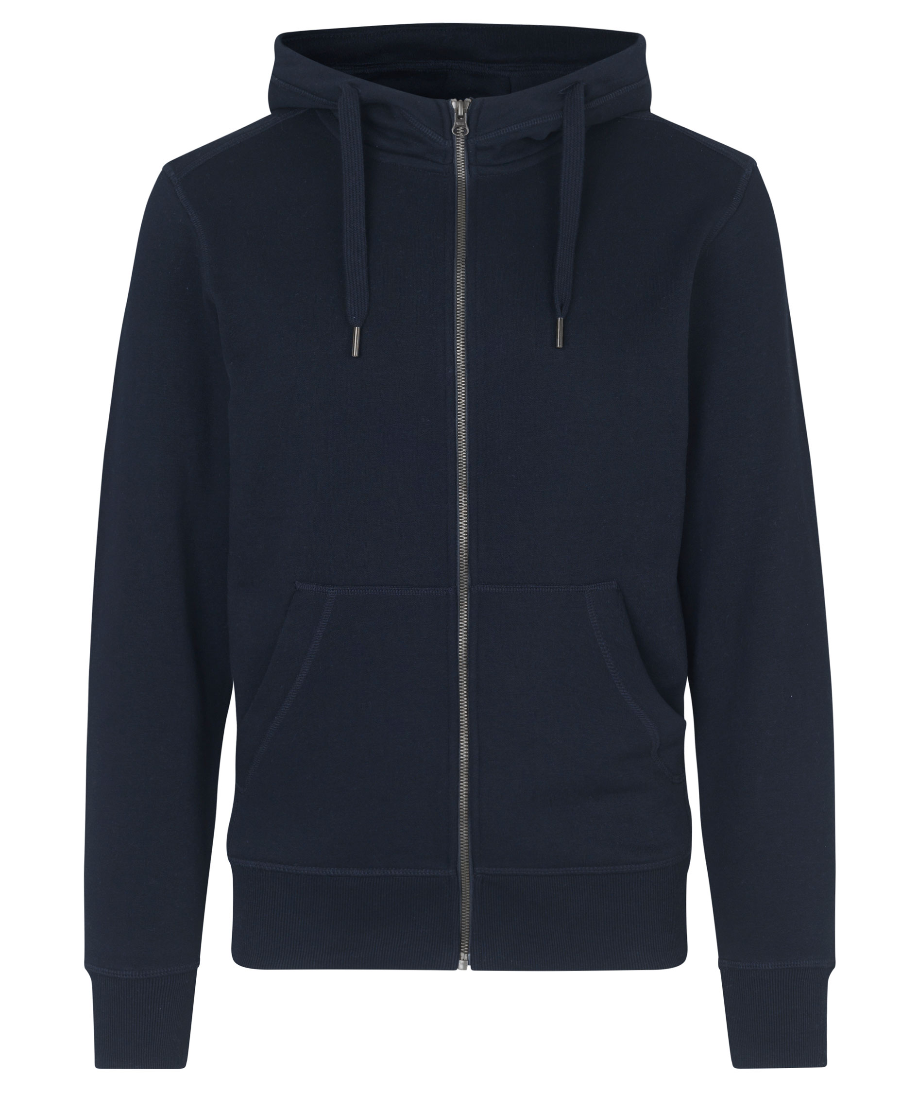 ID Core hoodie med dragkedja, Navy
