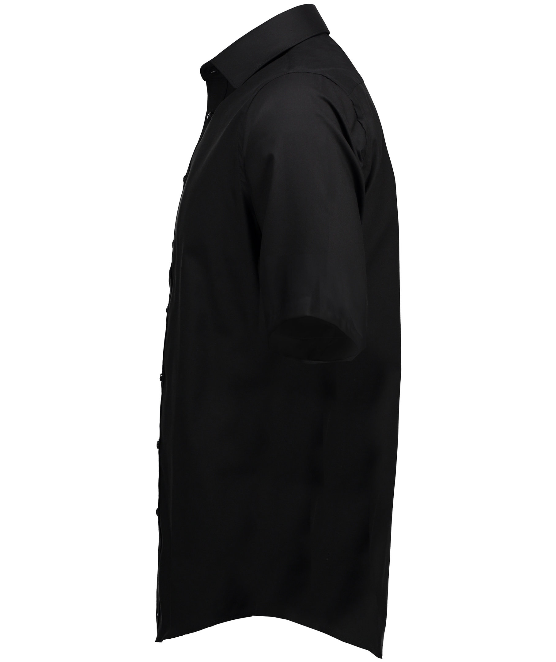 Seven Seas modern fit Fine Twill kortermet skjorte, Svart, large image number 3