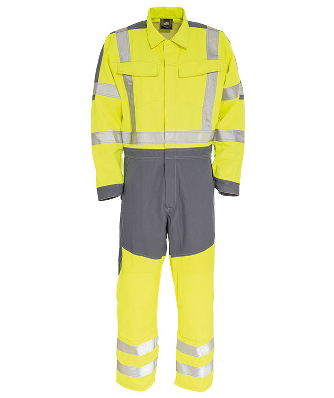 Tranemo Cantex Overall, Hi-vis Gelb/Grau