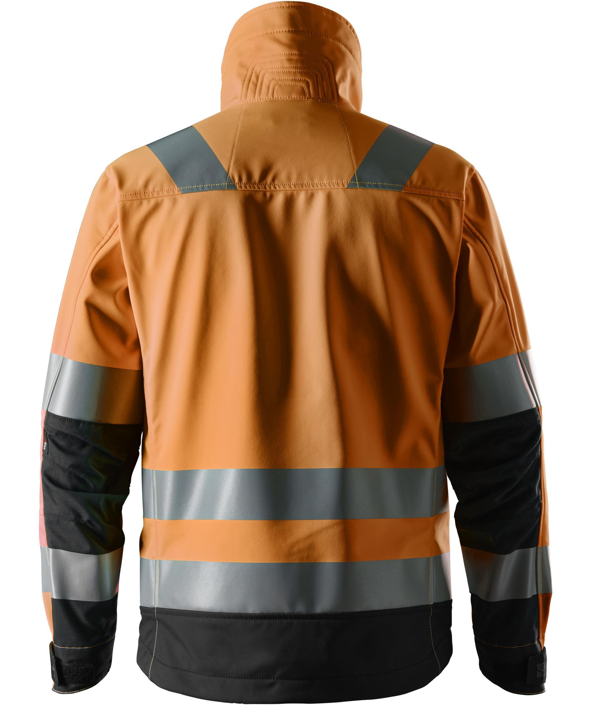 Snickers AllroundWork softshelljacka 1230, Varsel Orange/Svart