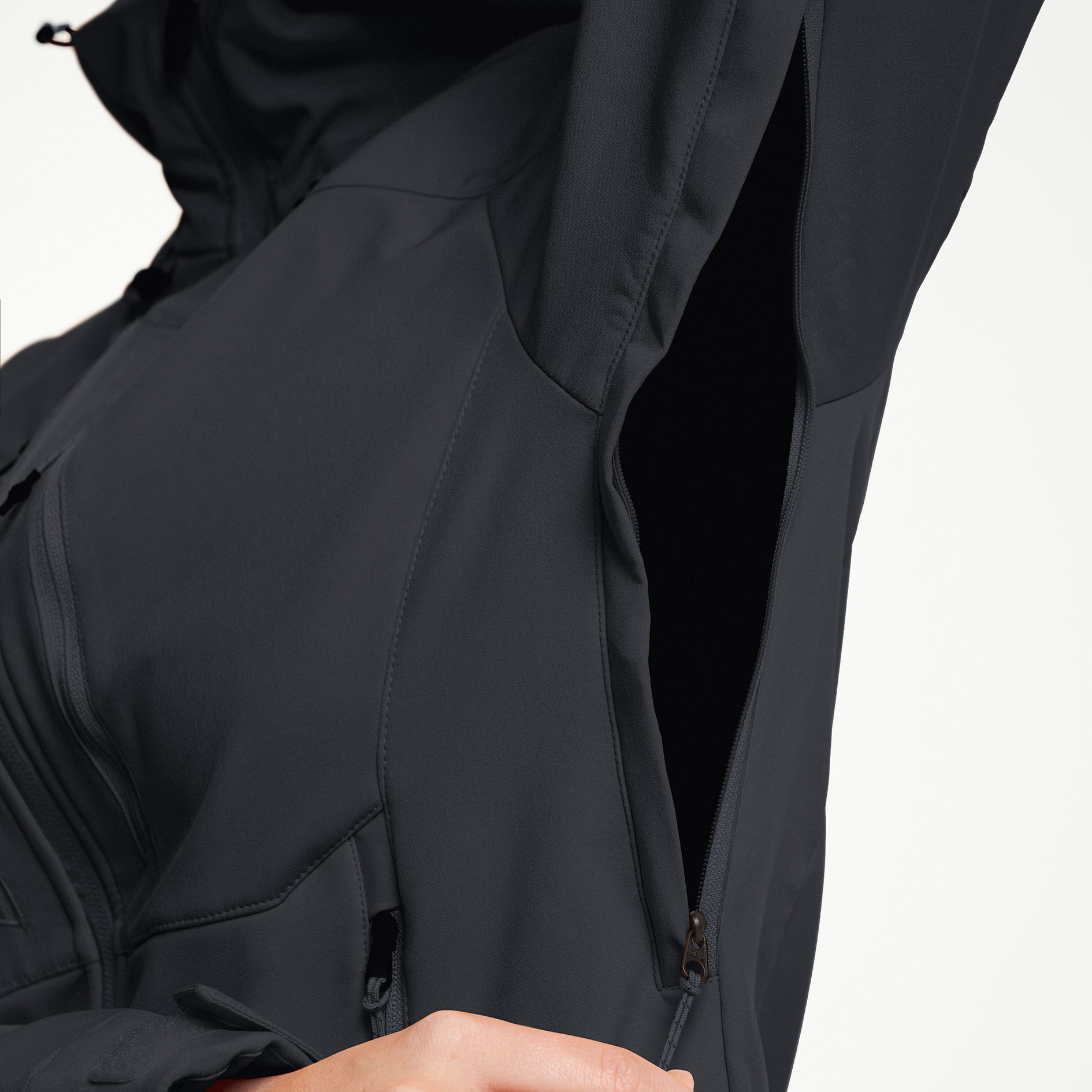 Tenson TXlite dame softshelljakke, Black, large image number 6