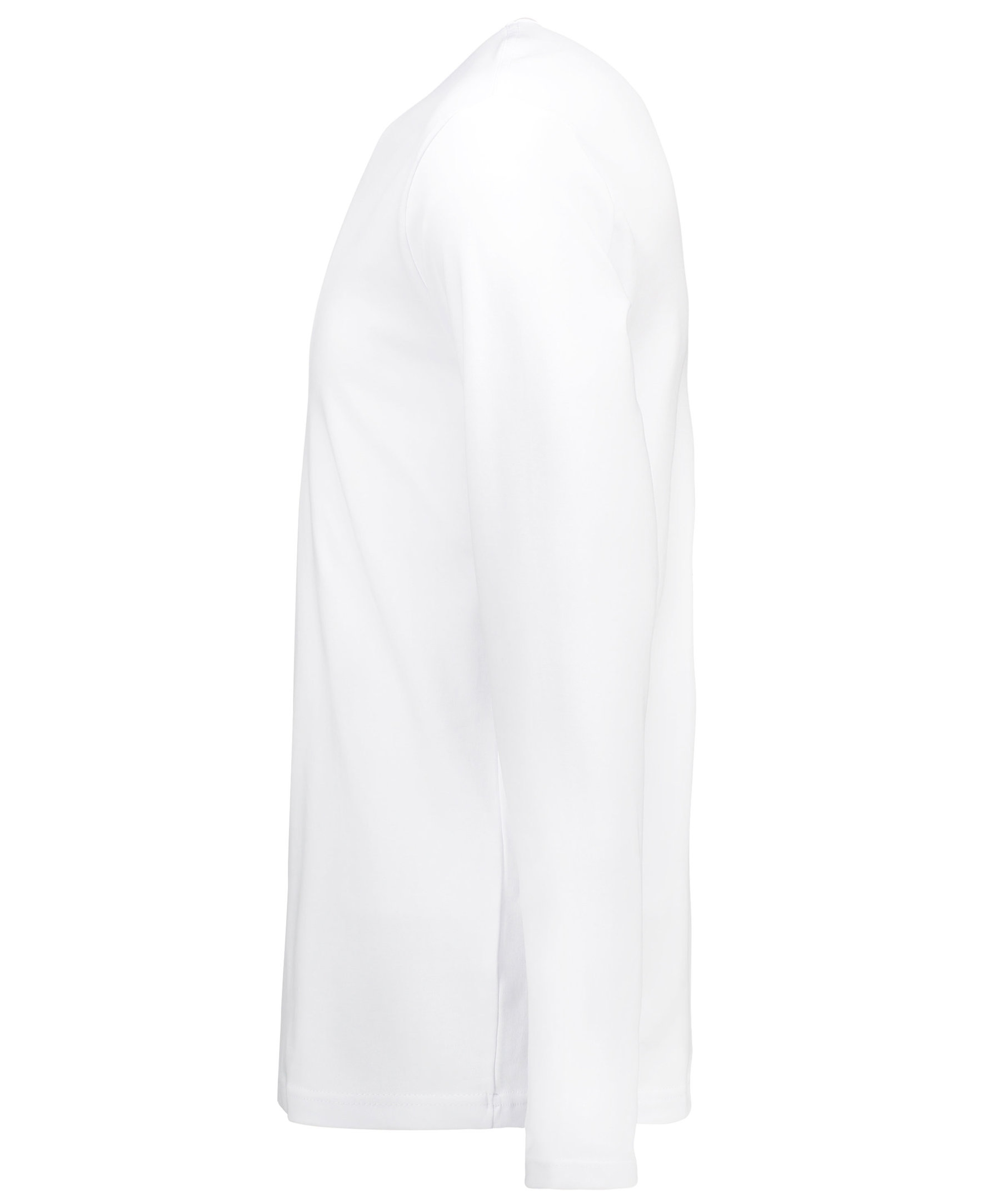 ID Identity Interlock l&aring;ng&auml;rmad T-shirt, Vit, large image number 3