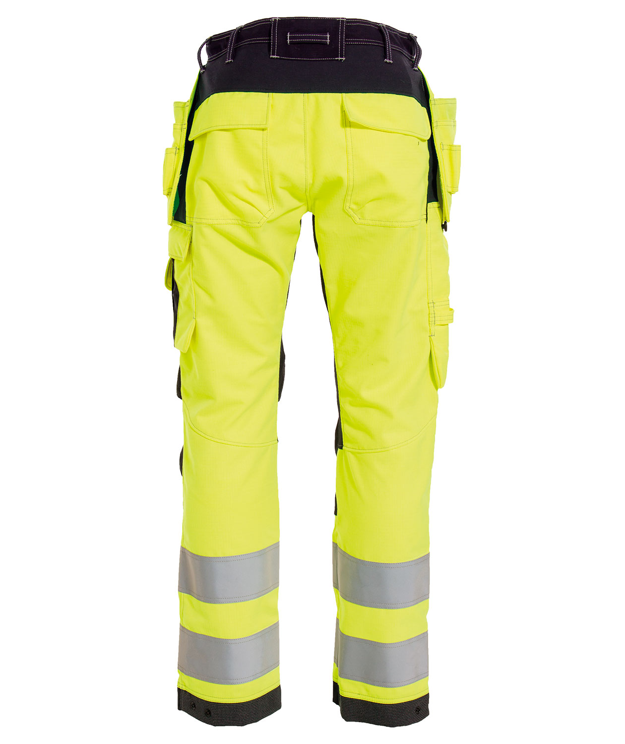 Tranemo Stretch FR Handwerkerhose, Hi-vis gelb/marineblau