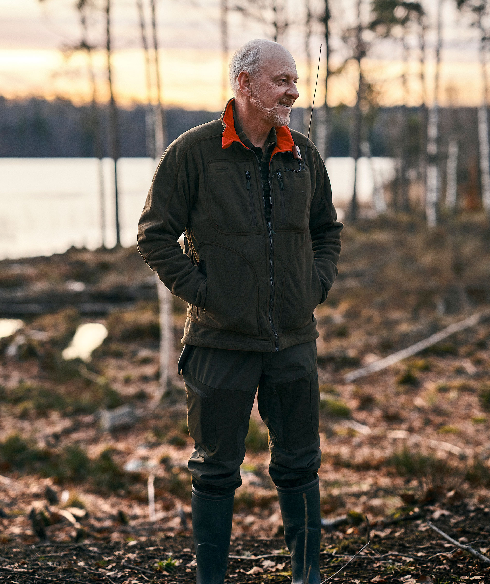 Pinewood&nbsp;Furudal Reversible fleecejakke, Hunting Brown/Red, large image number 10