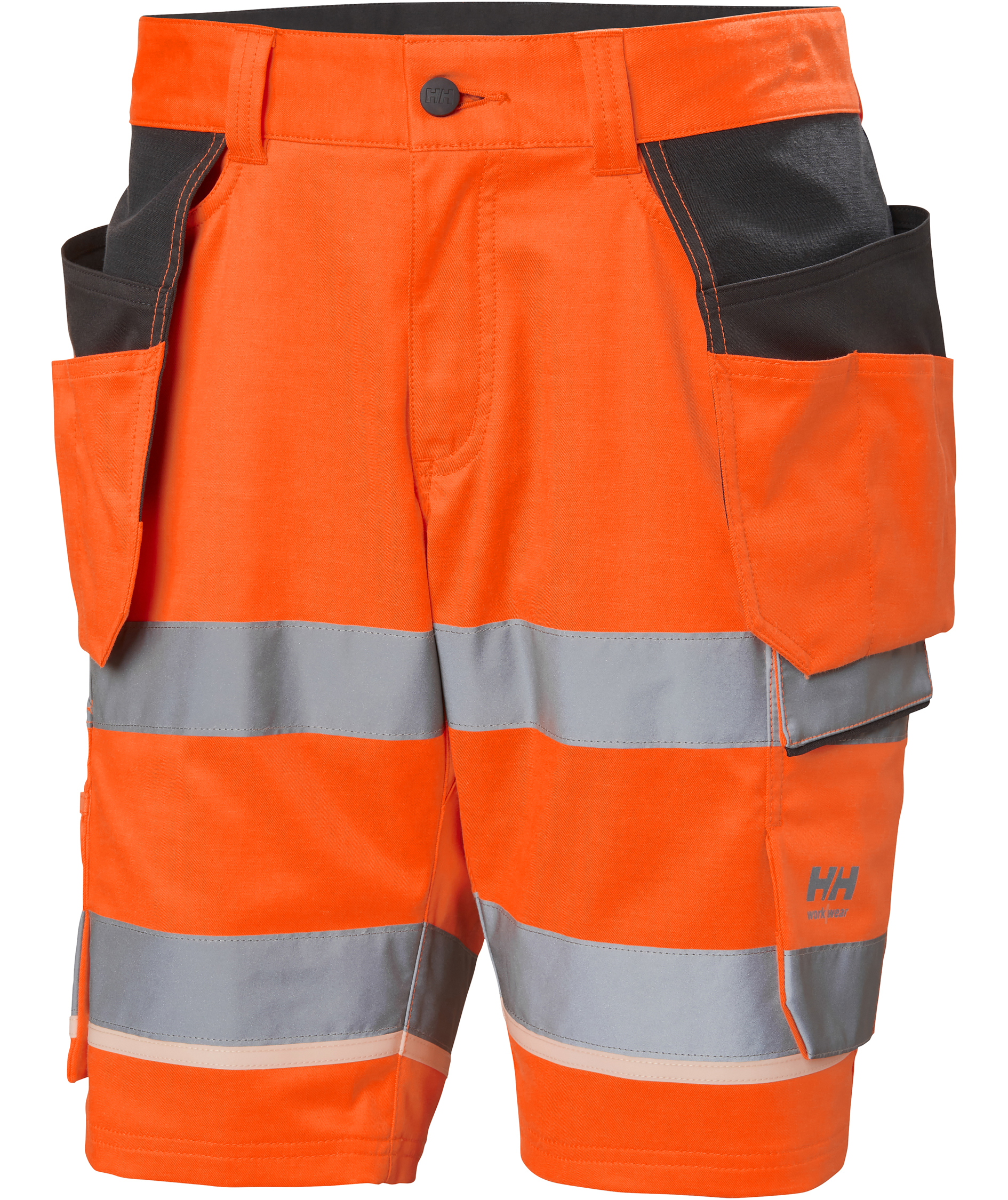 Helly Hansen UC-ME h&aring;ndv&aelig;rkershorts, Hi-vis Orange/Ebony