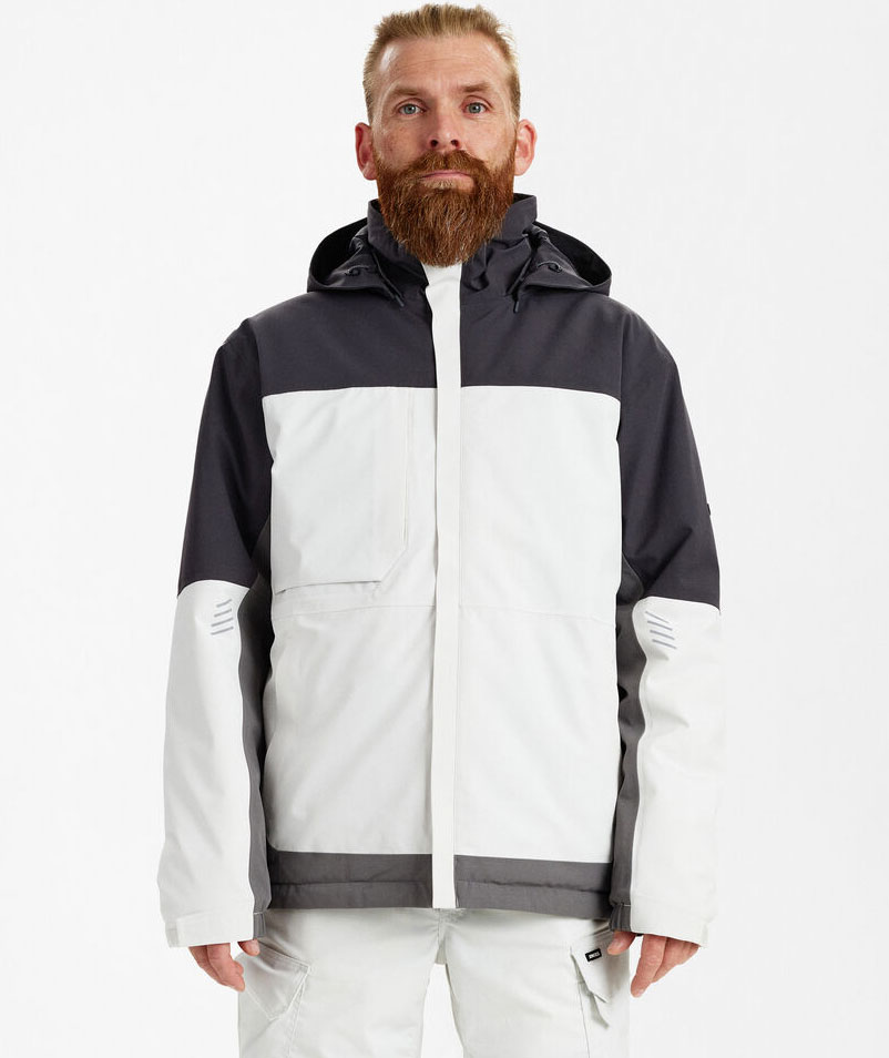 Engel Entire vinterjakke, Bone White/Anthracite Grey, large image number 1
