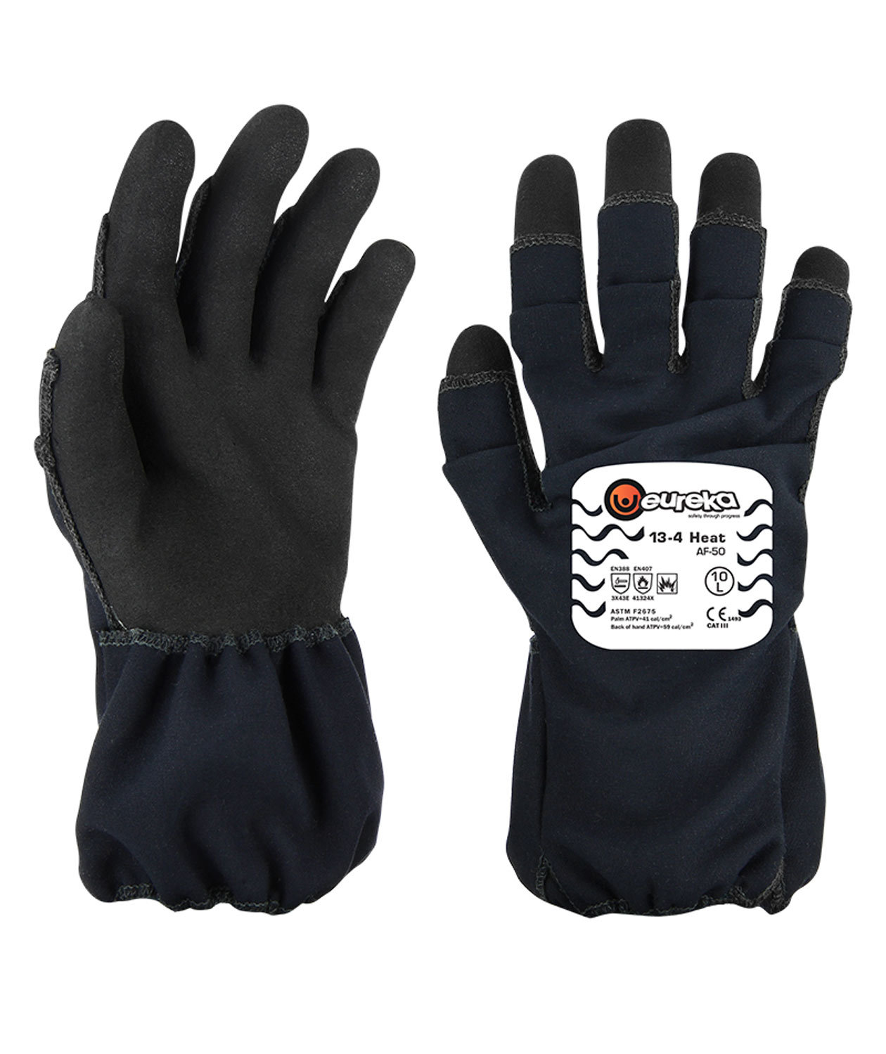Eureka FR ARC 40 cut and flame resistant gloves Cut E, Black, large image number 0
