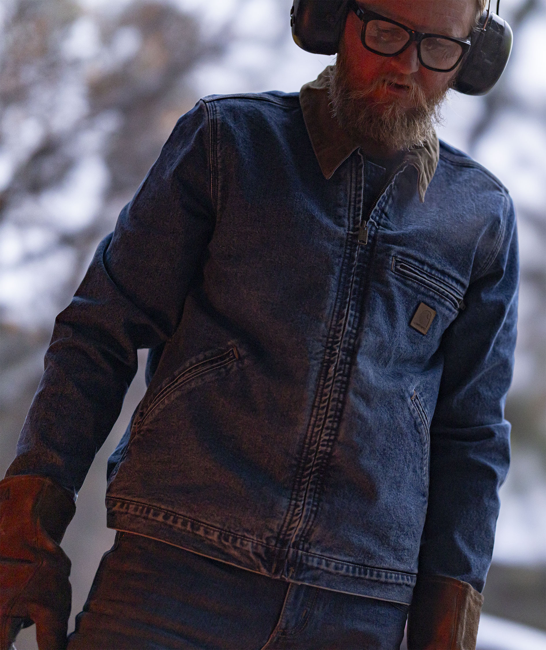 Carhartt Detroit denim jakke