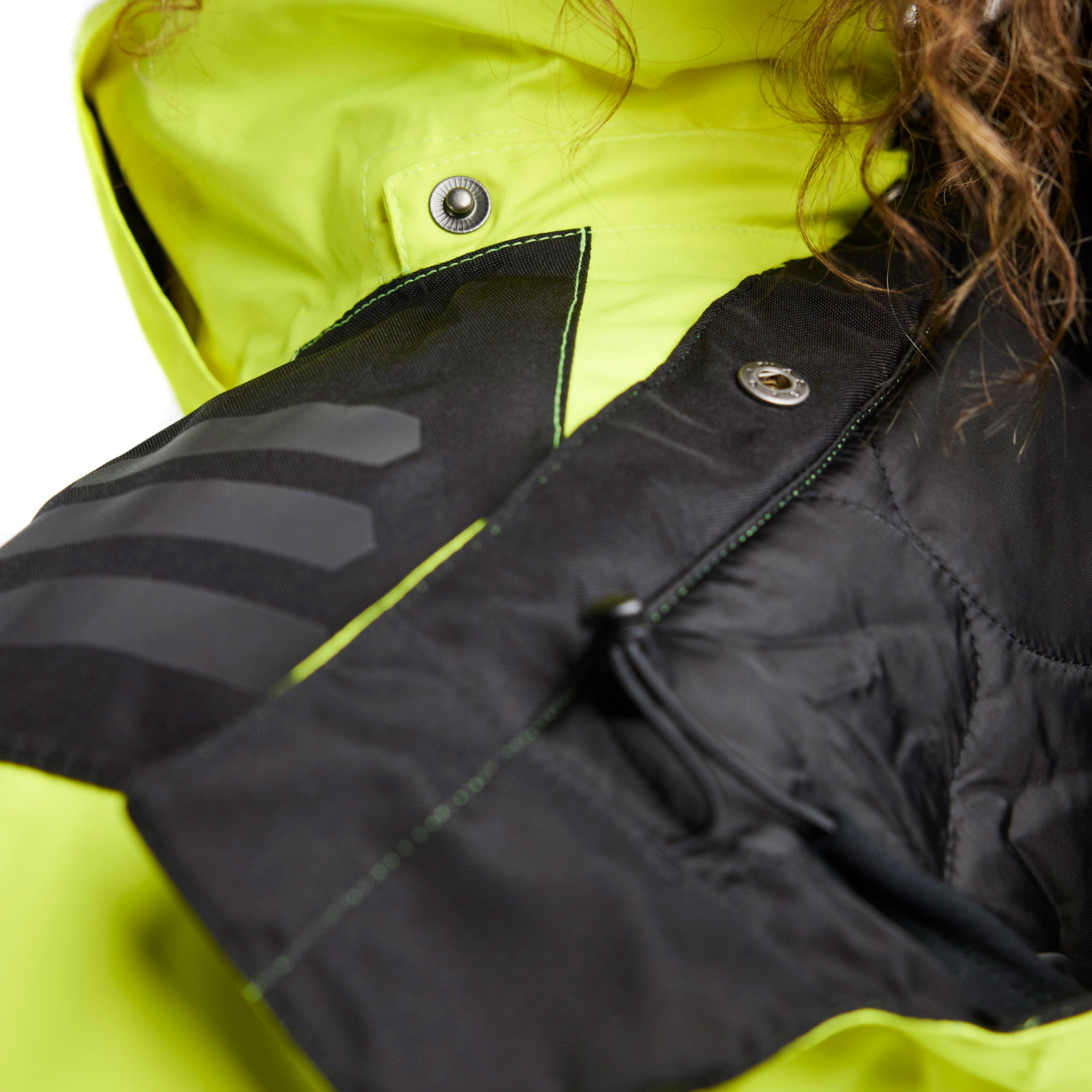 Bl&aring;kl&auml;der women's winter jacket, Hi-vis Yellow/Black, large image number 6