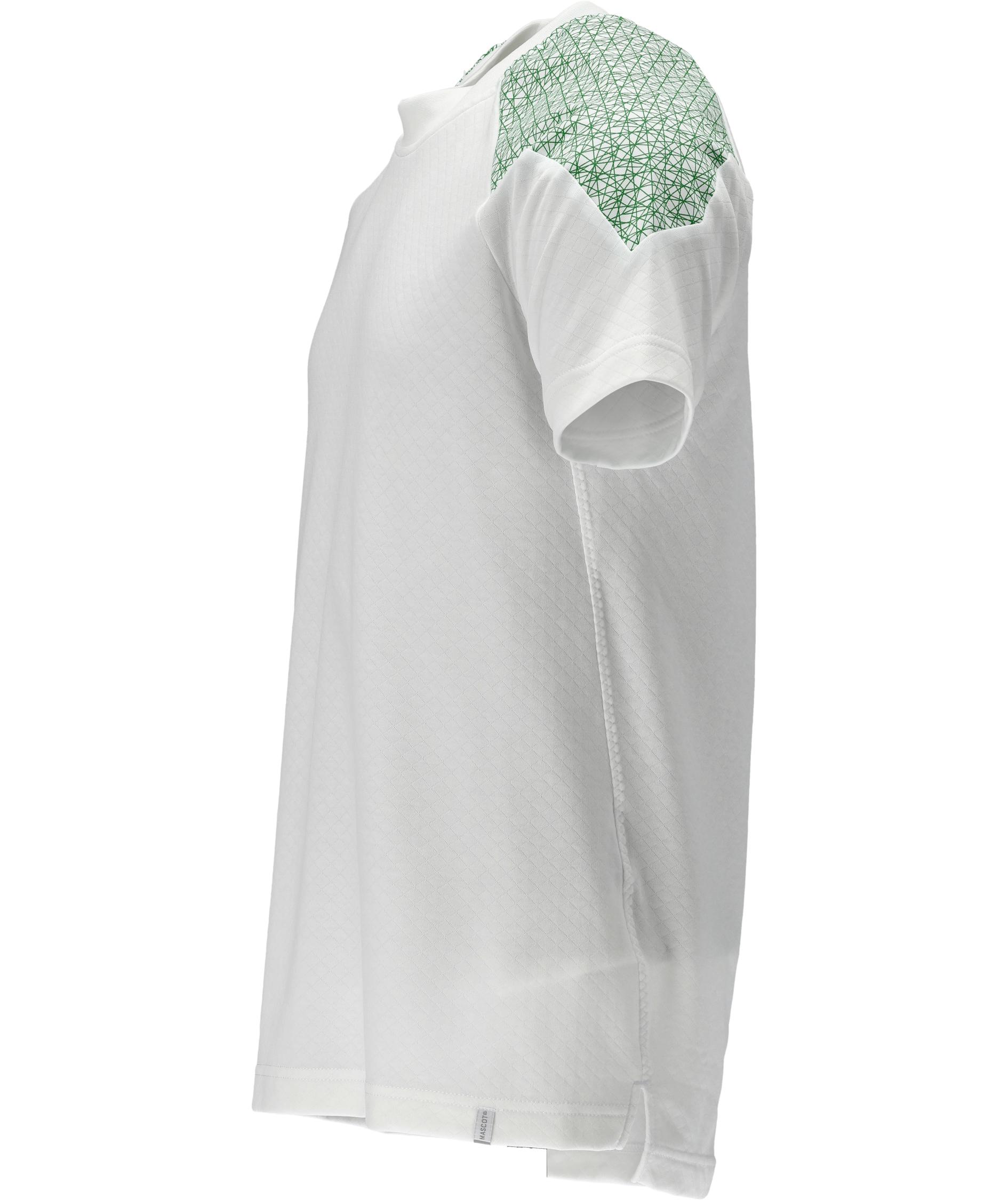 Mascot Food & Care Premium Performance HACCP-approved T-shirt, White/Grassgreen, large image number 2