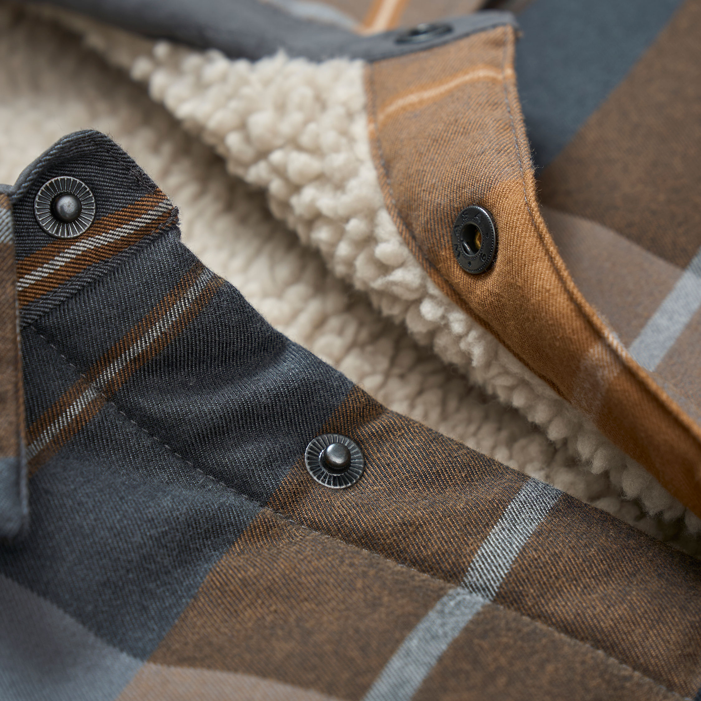 Mascot Customized flanell skjortejakke, N&oslash;ttebrun, large image number 7