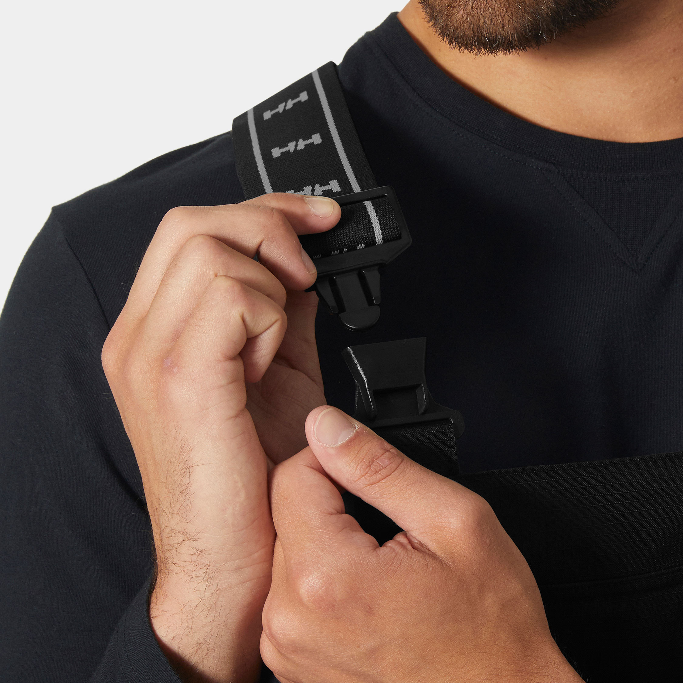 HH Oxford skallselebukse, Black, large image number 4