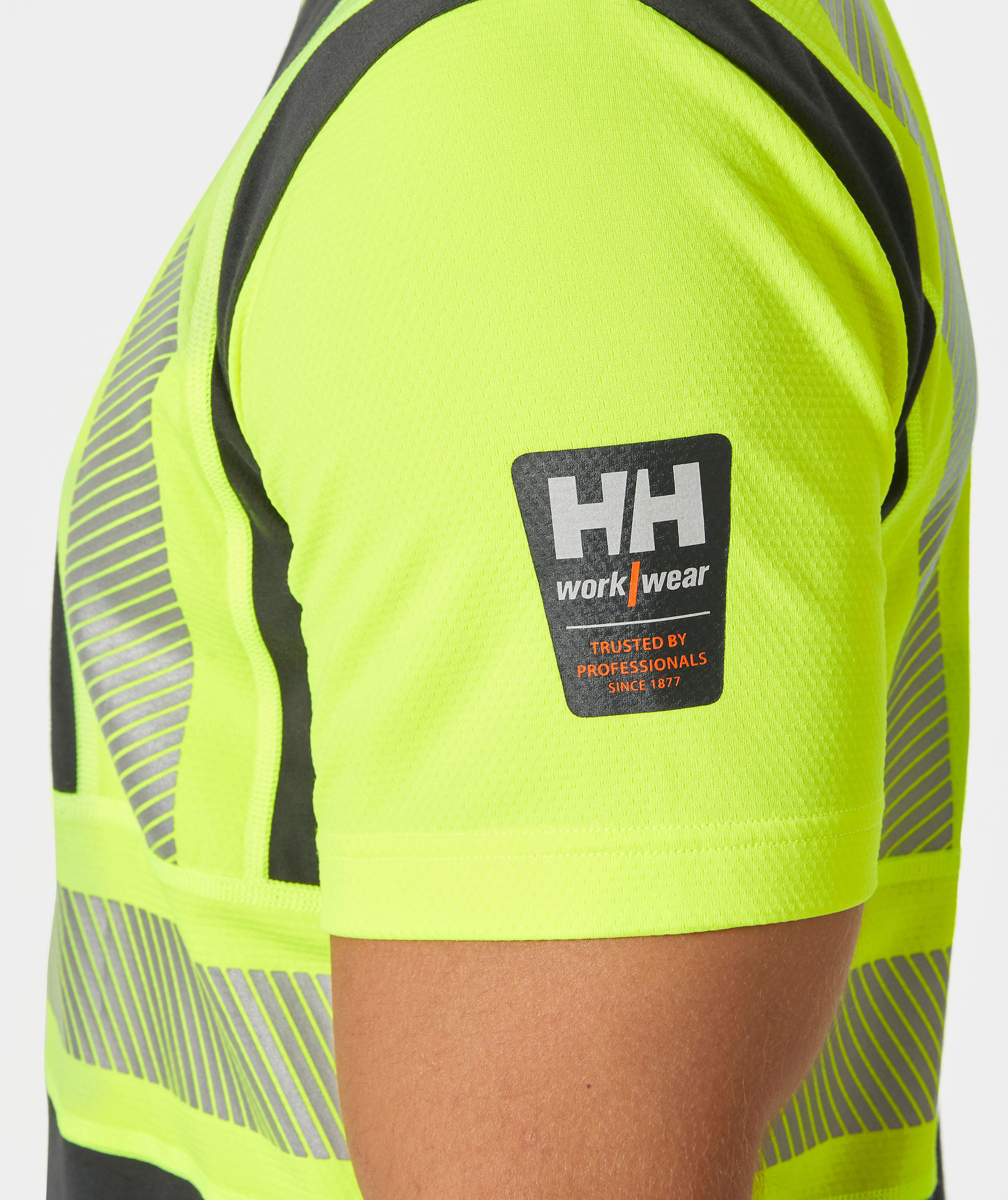 Helly Hansen ICU T-shirt, Hi-vis gul/charcoal, large image number 4
