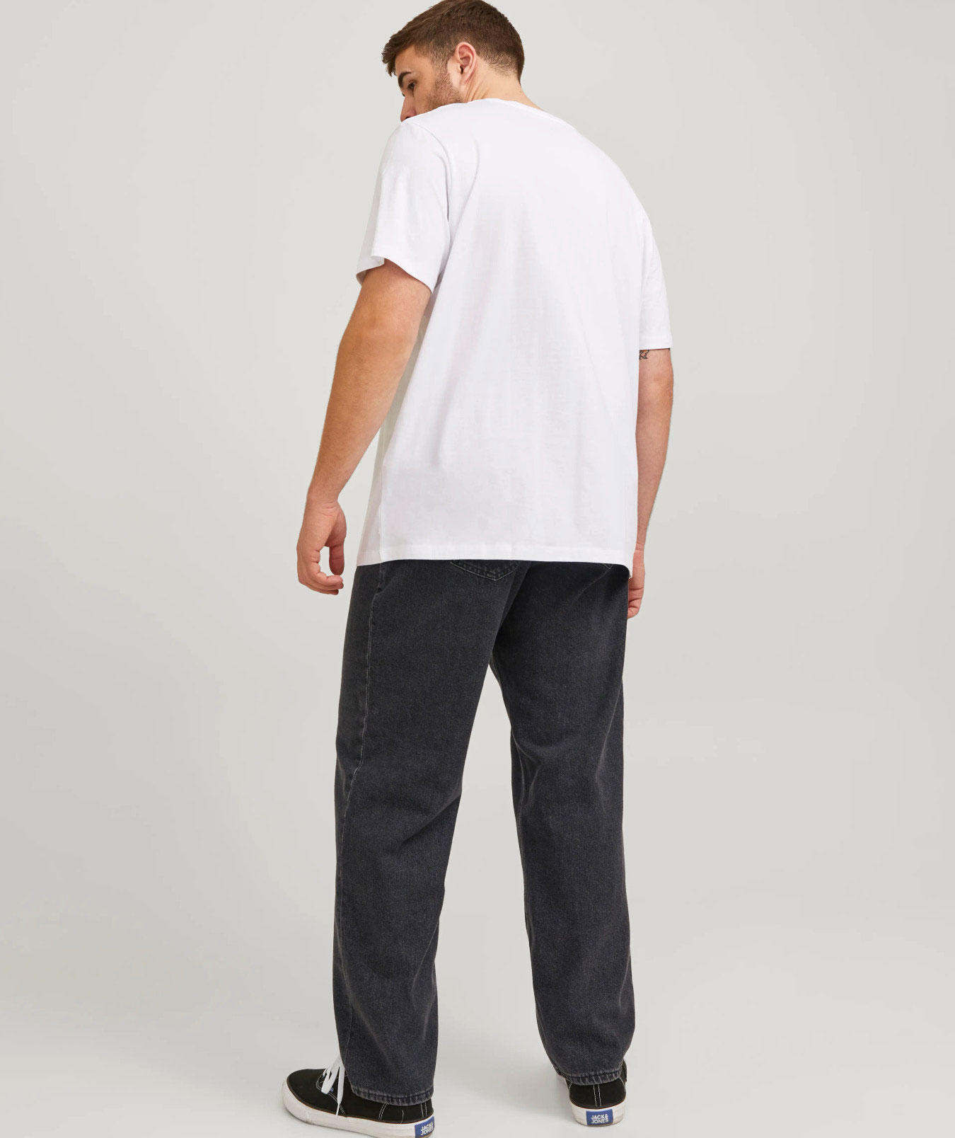 Jack & Jones Plus JJICHRIS JJORIGINAL SQ 737 jeans, Black, large image number 3