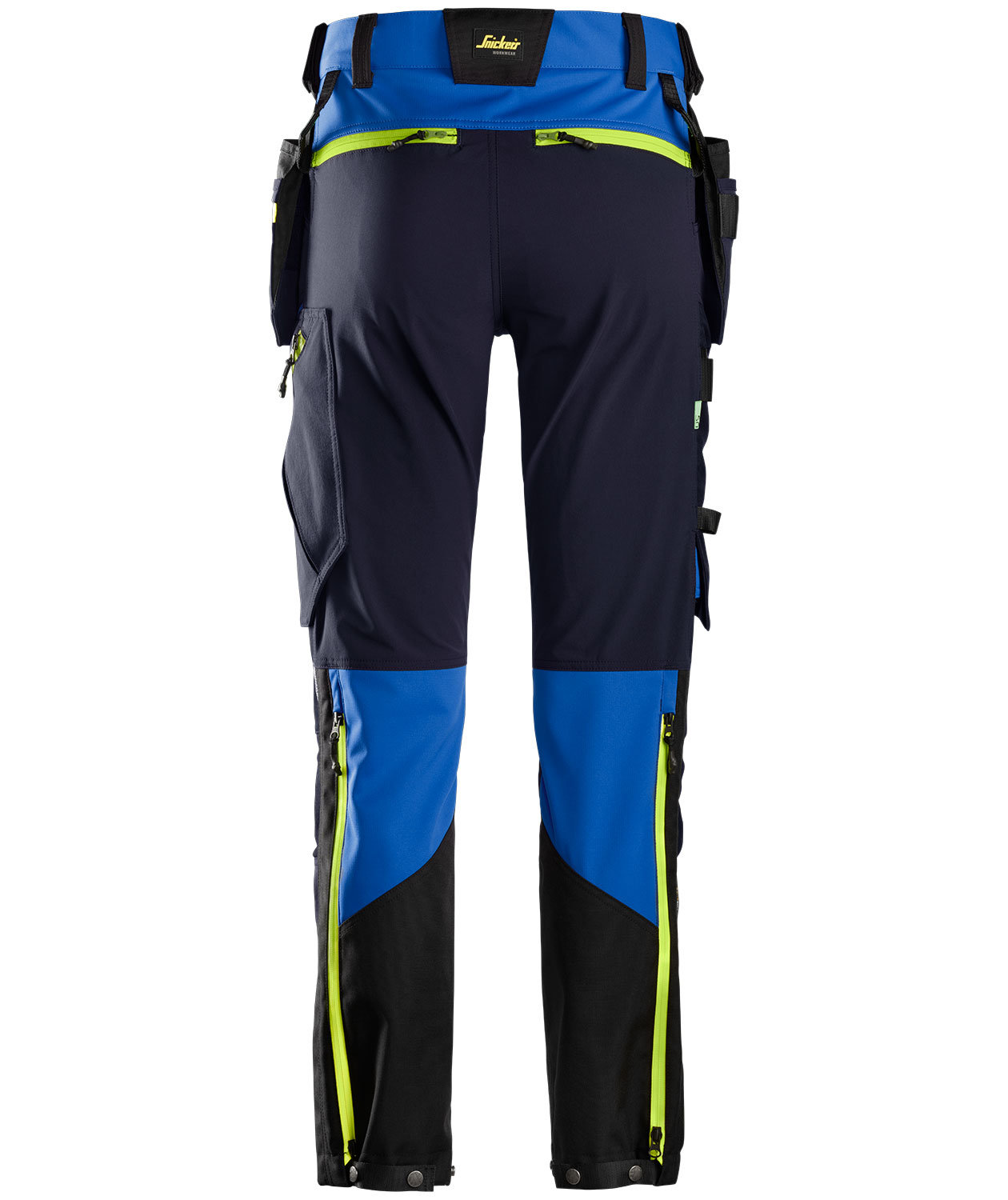 Snickers FlexiWork h&aring;ndverkerbukse 6940 full stretch, True Blue/Marine, large image number 2