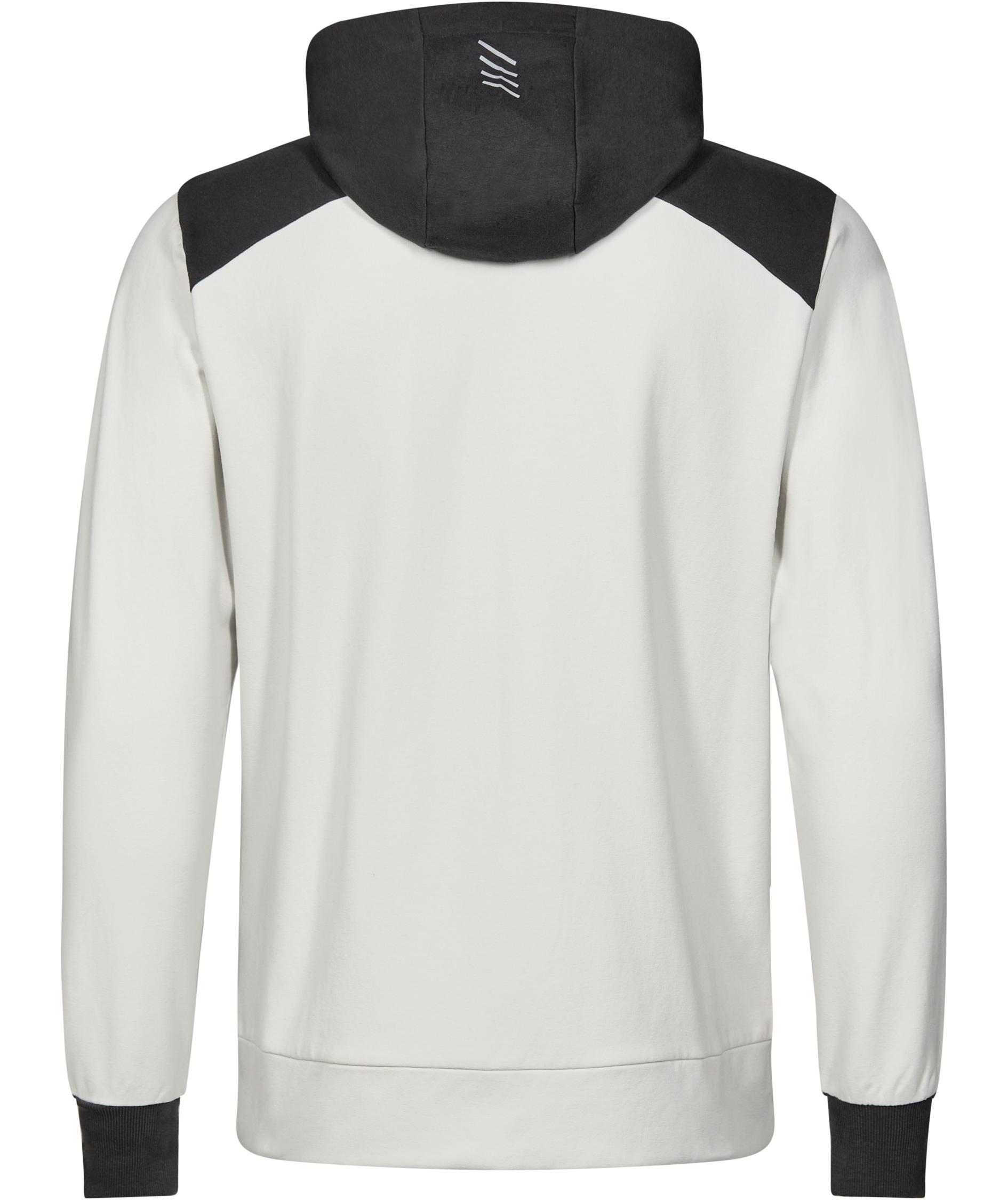 Engel Entire hettegenser med glidel&aring;s, Bone White/Anthracite Grey, large image number 3