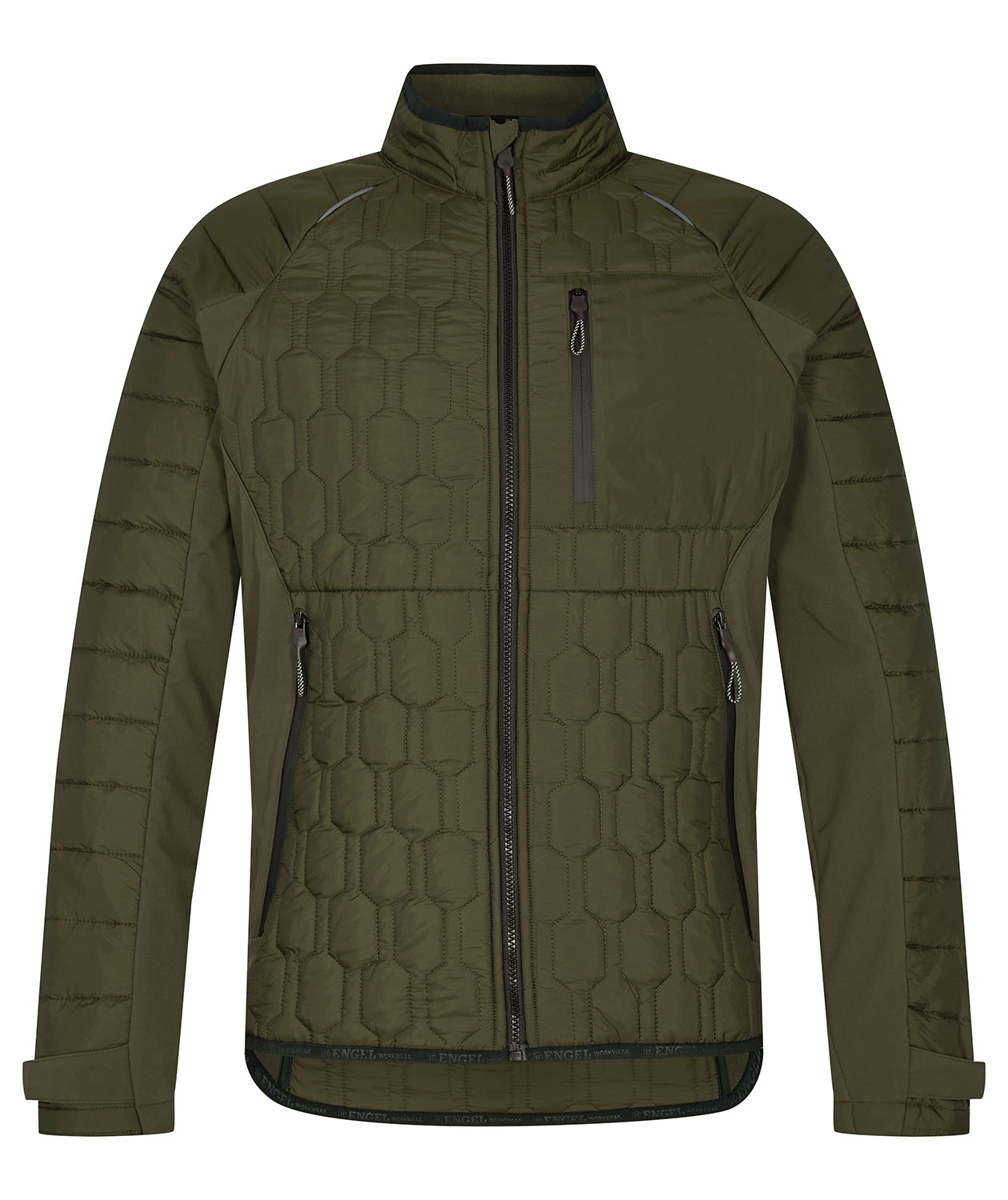 Engel X-treme quiltet jakke, Forest green, Forest green, swatch