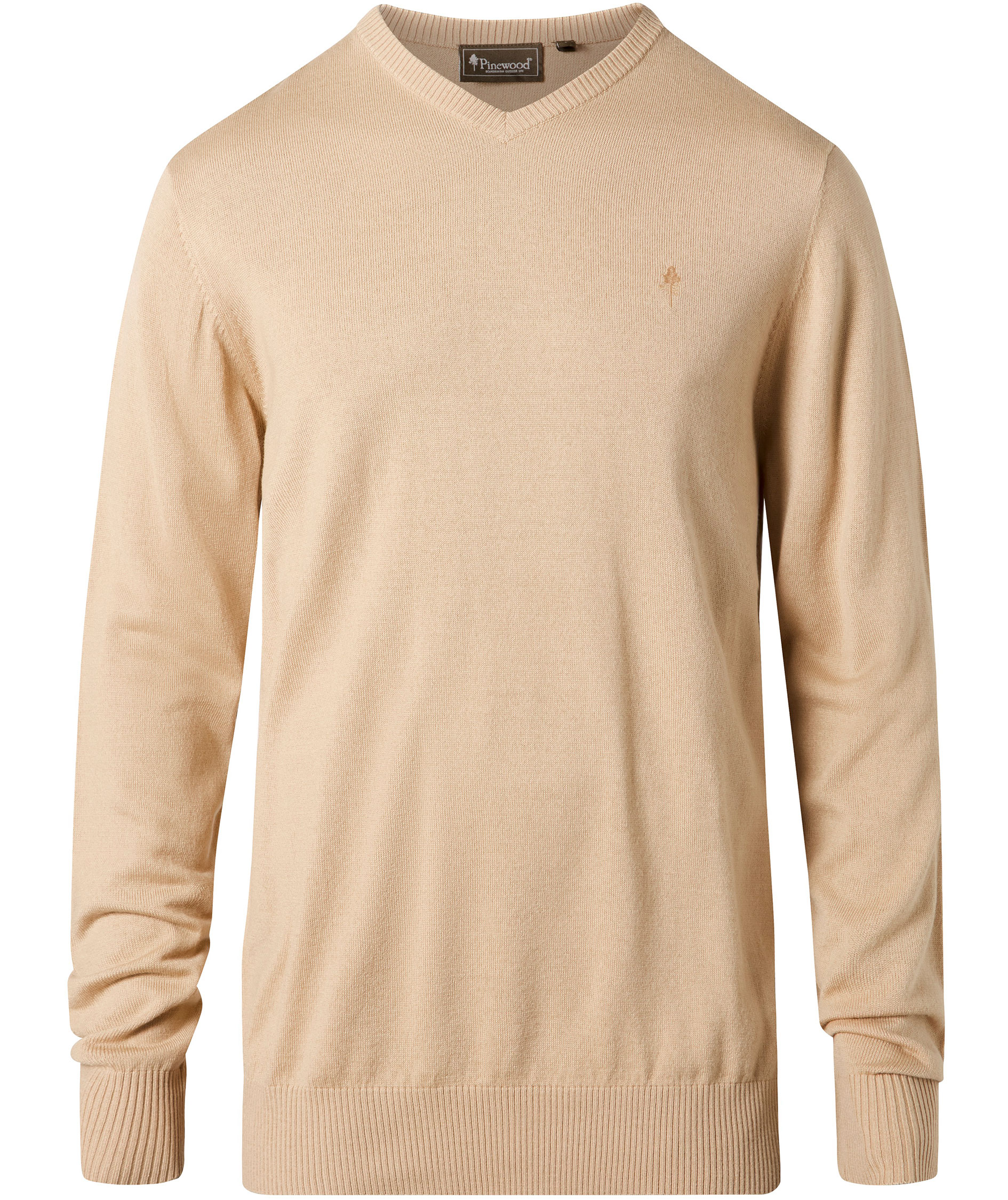 Pinewood V&auml;rnamo striktr&oslash;je med merinould, Dark Sandstone, Dark Sandstone, swatch