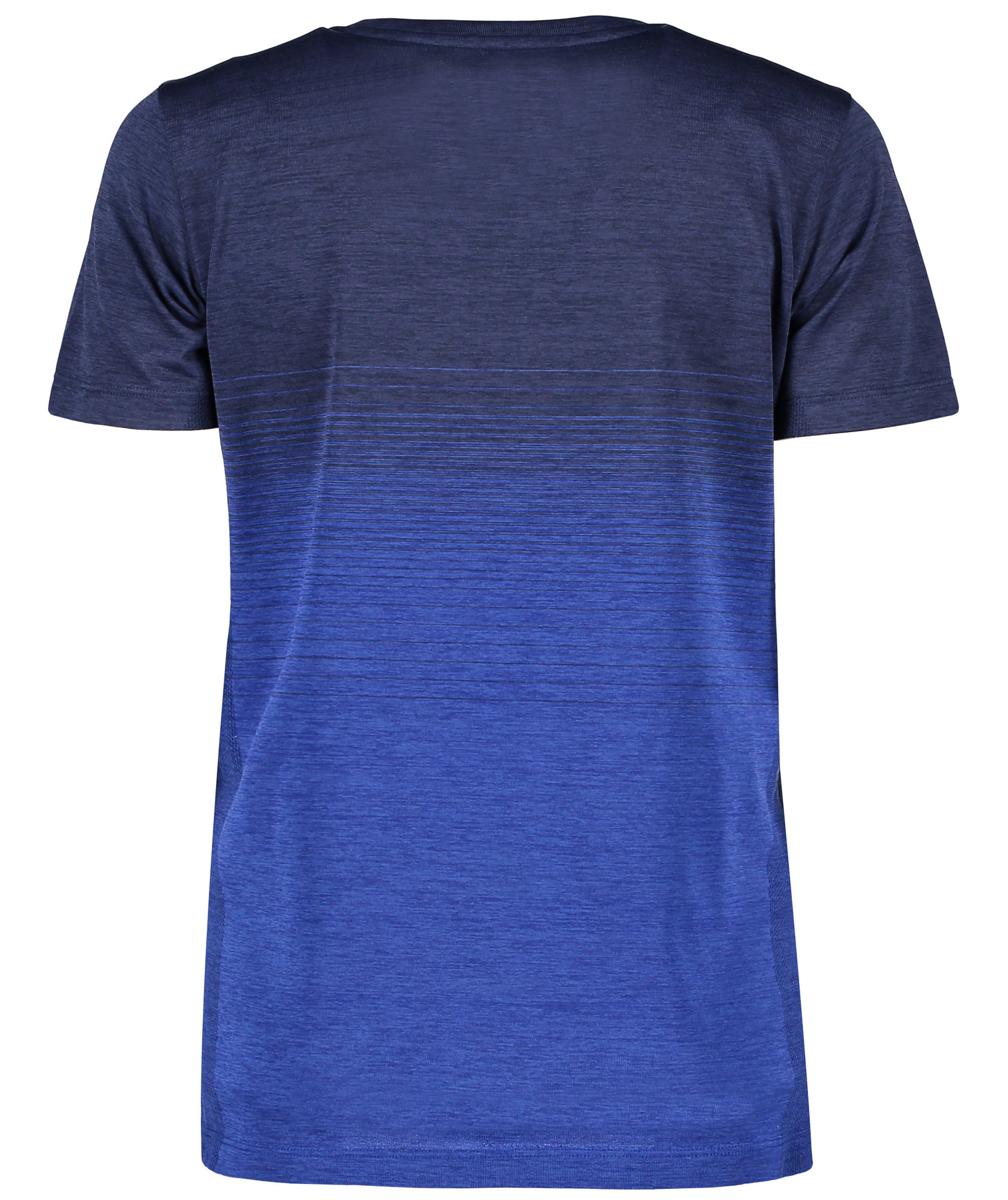 GEYSER seamless striped women's T-shirt, Navy melange, large image number 2