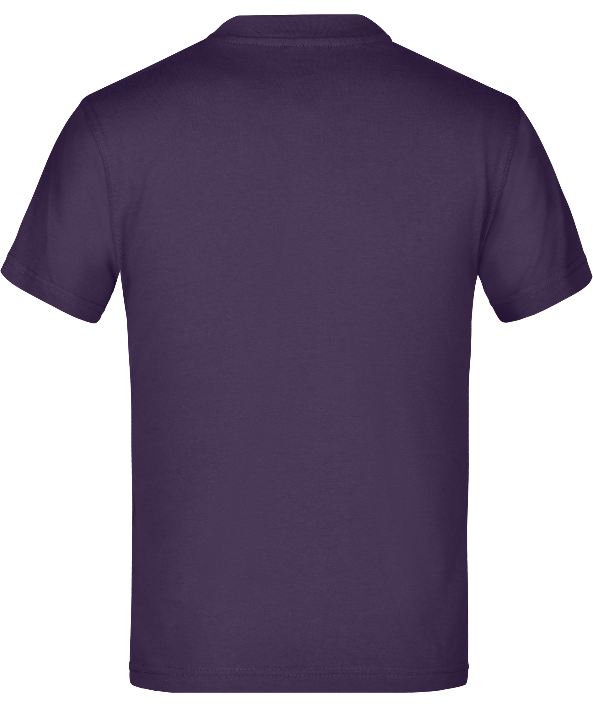 James & Nicholson Junior Basic-T T-Shirt f&uuml;r Kinder, Aubergine