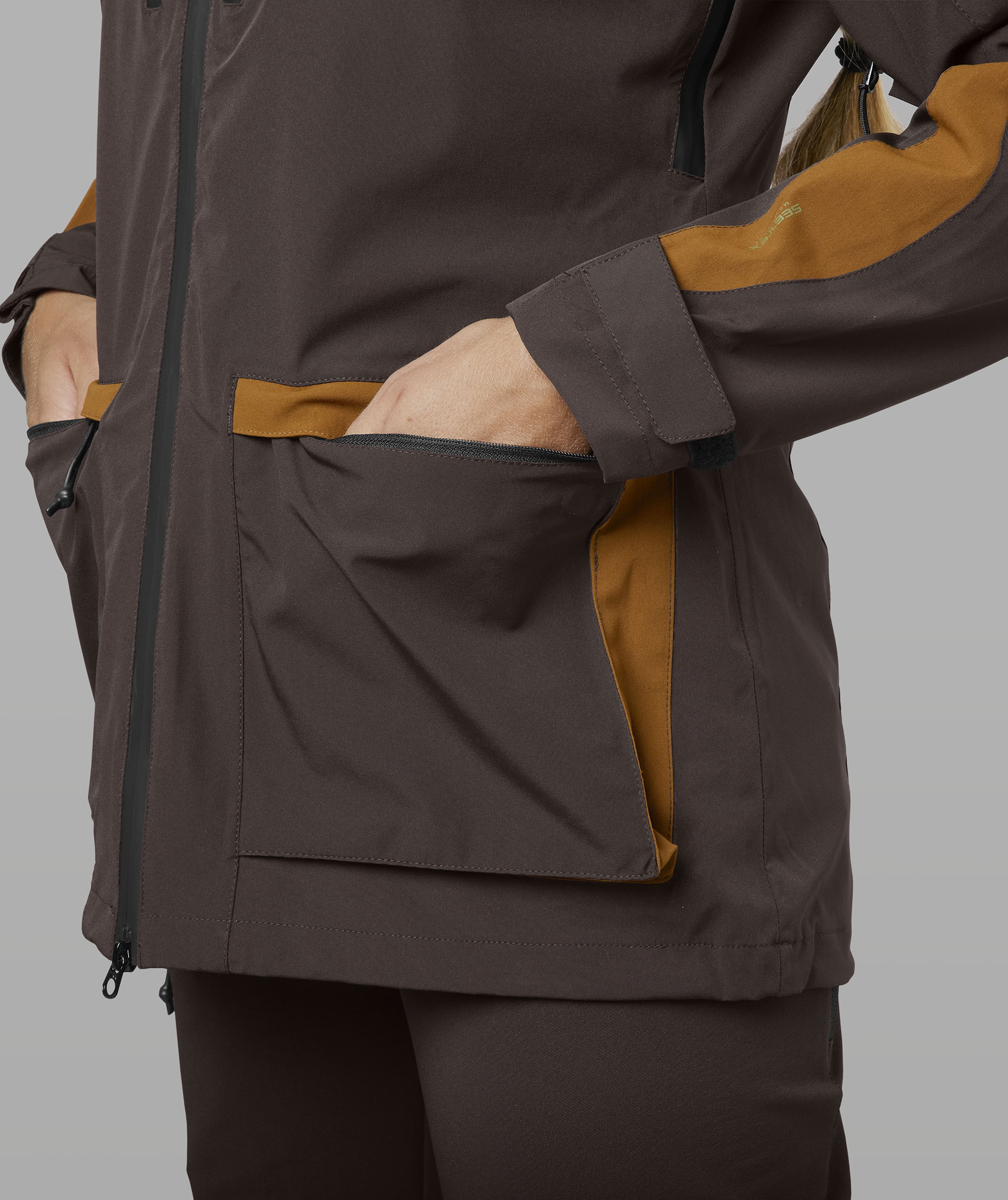 Seeland Dog Active women`s jacket, Dark brown, large image number 5
