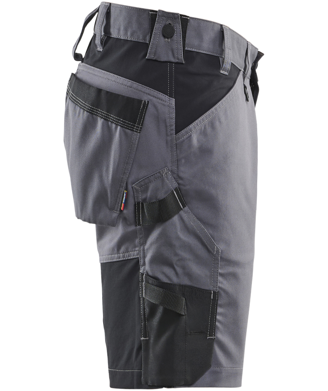 Bl&aring;kl&auml;der arbejdsshorts, Mellemgr&aring;, large image number 2