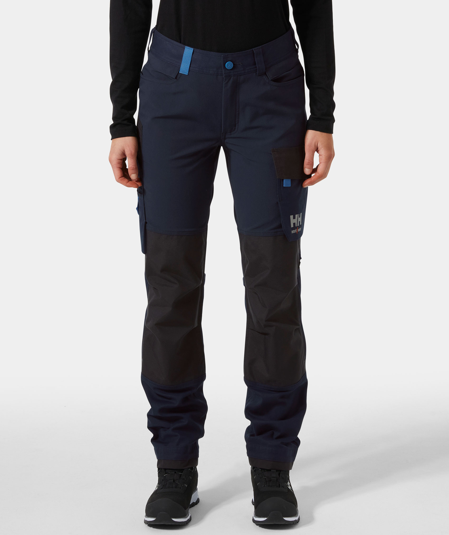 Helly Hansen Oxford 4X Connect&trade; women's work trousers full stretch, Navy/Ebony, large image number 1