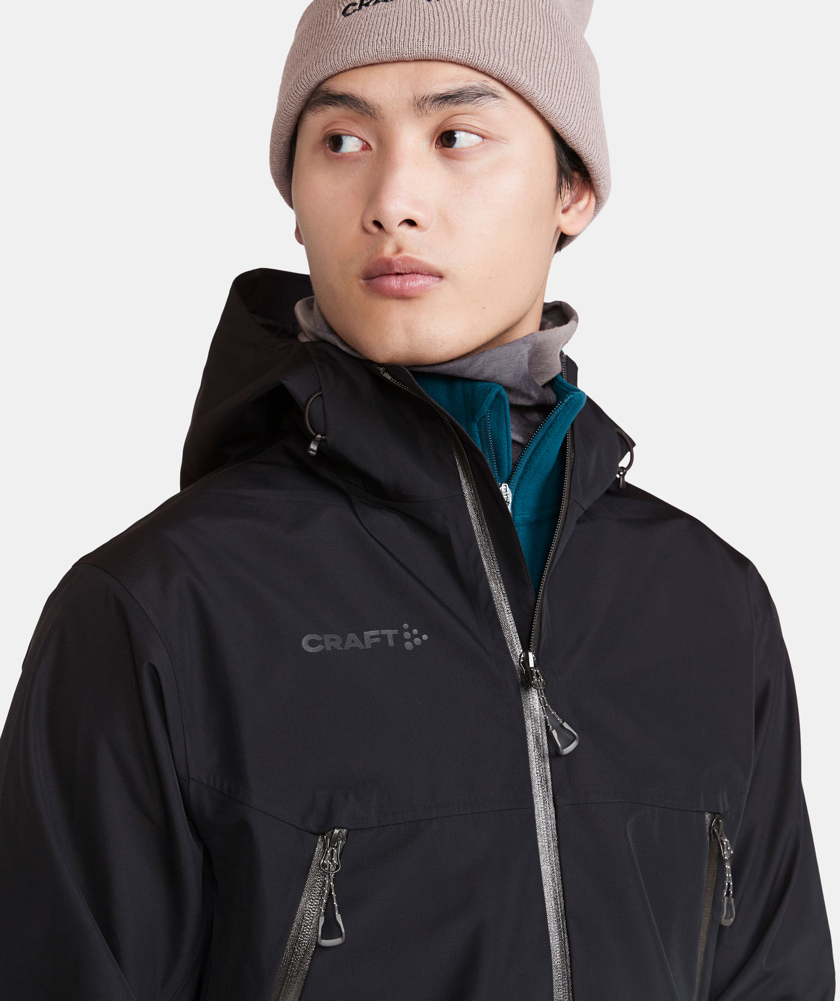 Craft ADV Explore skalljakke, Svart, large image number 4