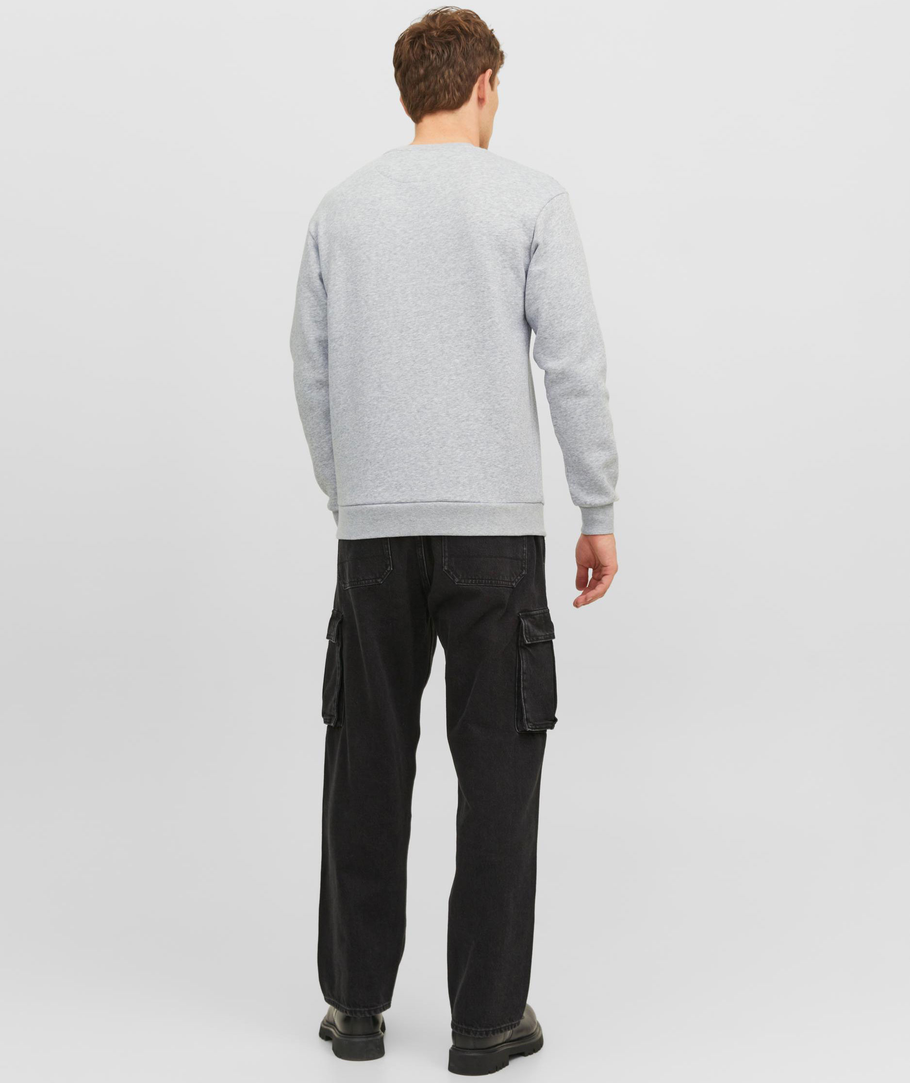 Jack & Jones JJEBRADLEY sweatshirt, Light Grey Melange, large image number 6