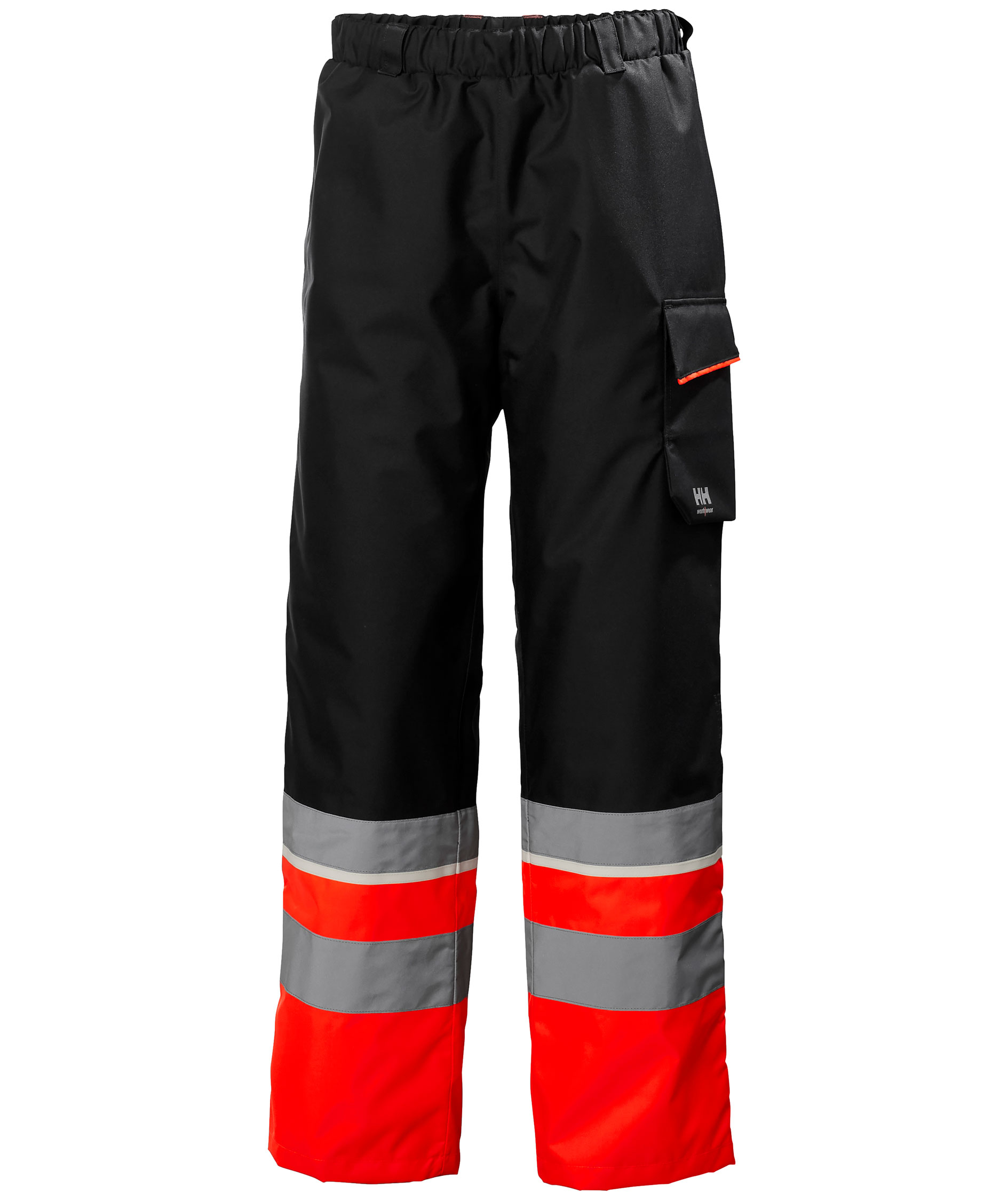 Helly Hansen UC-ME vinterbukse, Hi-Vis R&oslash;d/Ebony