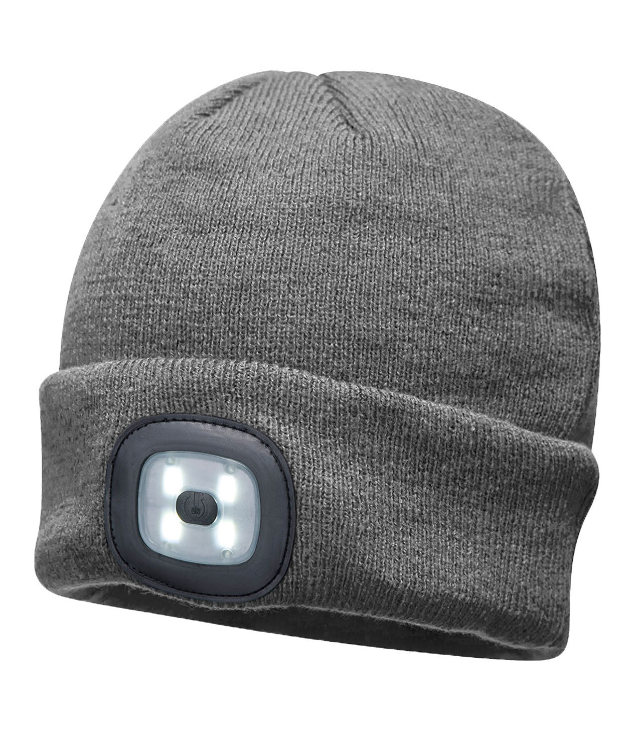 Portwest strikket lue med lys, Gr&aring;, Gr&aring;, swatch