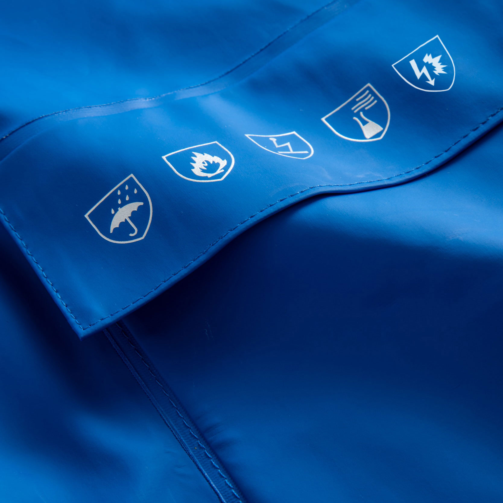 Lyngs&oslash;e Multinorm regnjakke, Kongebl&aring;, large image number 4