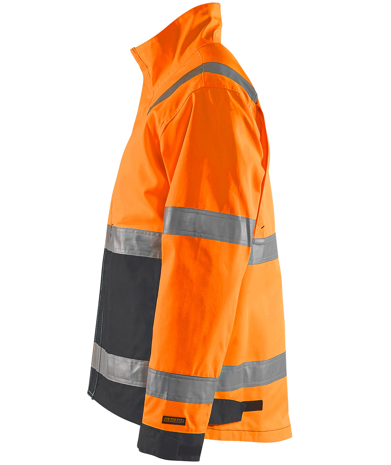 Bl&aring;kl&auml;der arbejdsjakke, Hi-vis orange/Gr&aring;, large image number 2