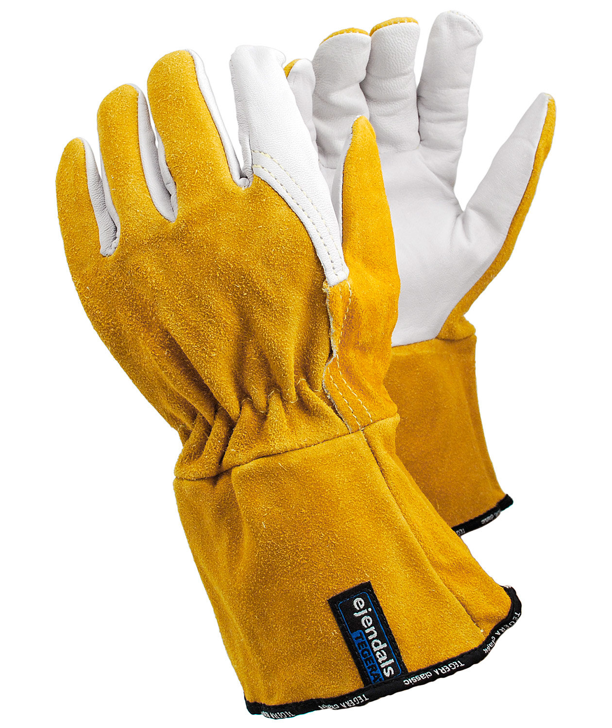 Tegera 118A varme- og svejsehandsker, Hvid/Orange