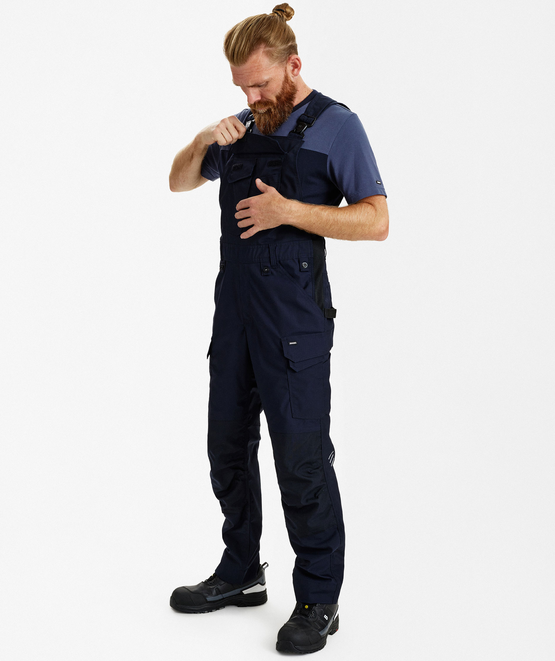 Engel Entire Latzhose, Deep Blue, large image number 5